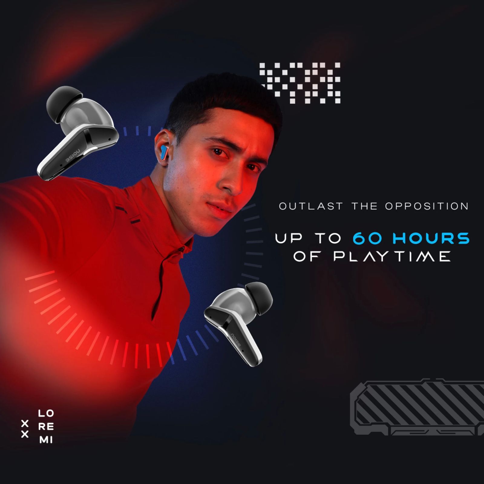 noise Buds MVP 102 TWS Earbuds with Environmental Noise Cancellation (IPX5 Water Resistant, Up to 60 Hours Playtime, Rogue Grey)_11