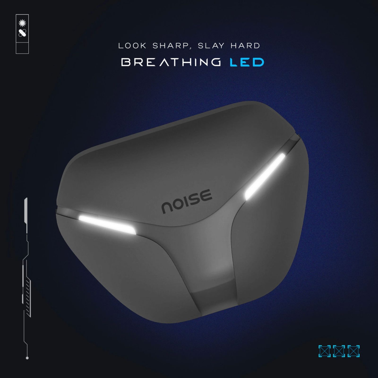 noise Buds MVP 102 TWS Earbuds with Environmental Noise Cancellation (IPX5 Water Resistant, Up to 60 Hours Playtime, Rogue Grey)_6