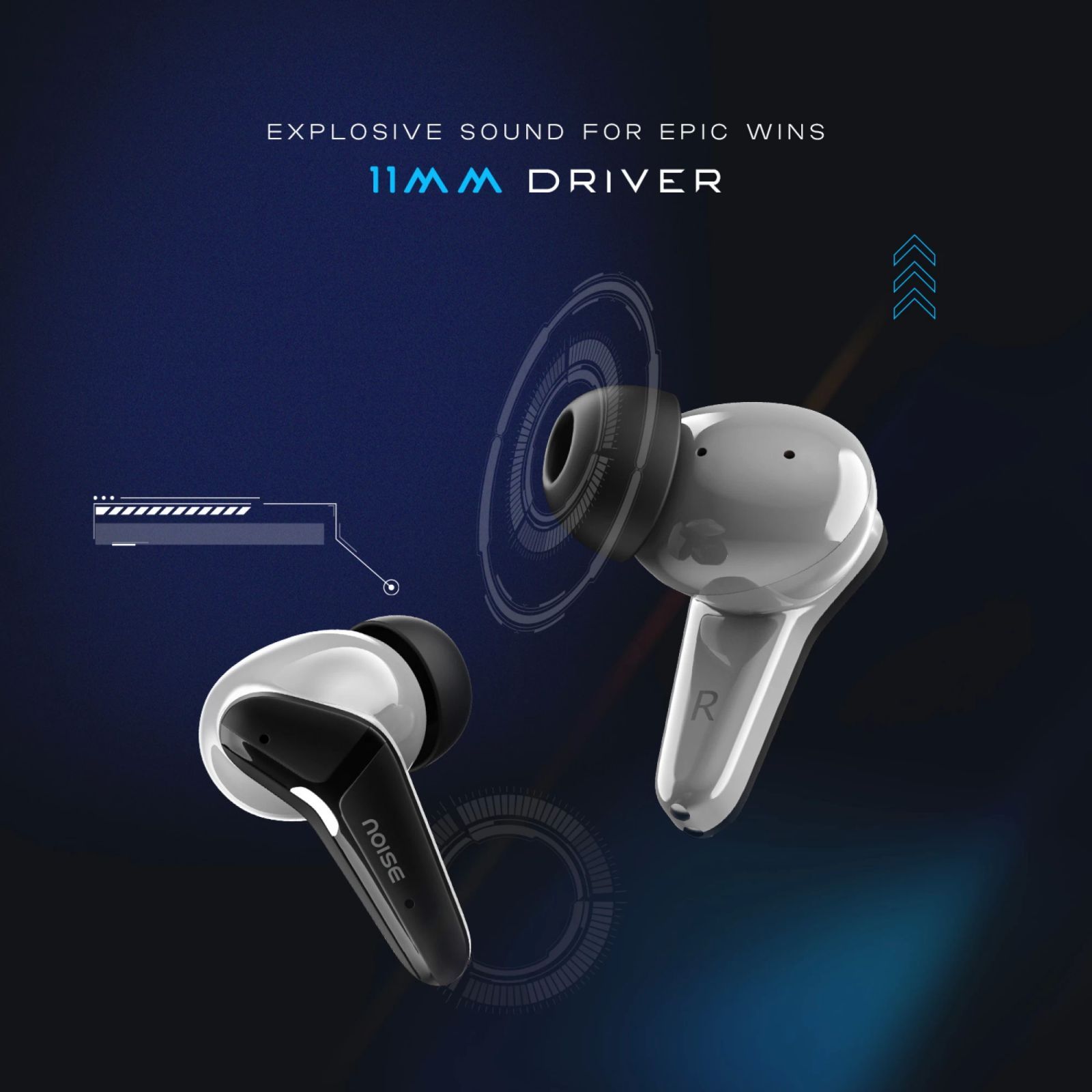 noise Buds MVP 102 TWS Earbuds with Environmental Noise Cancellation (IPX5 Water Resistant, Up to 60 Hours Playtime, Rogue Grey)_7