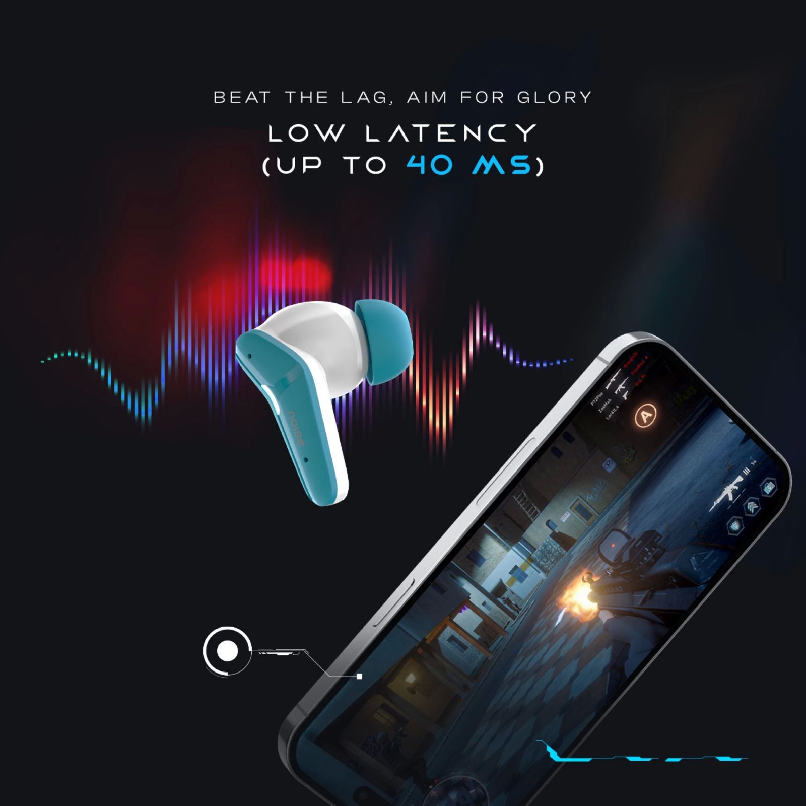 noise Buds MVP 102 TWS Earbuds with Environmental Noise Cancellation (IPX5 Water Resistant, Up to 60 Hours Playtime, Valant White)_6