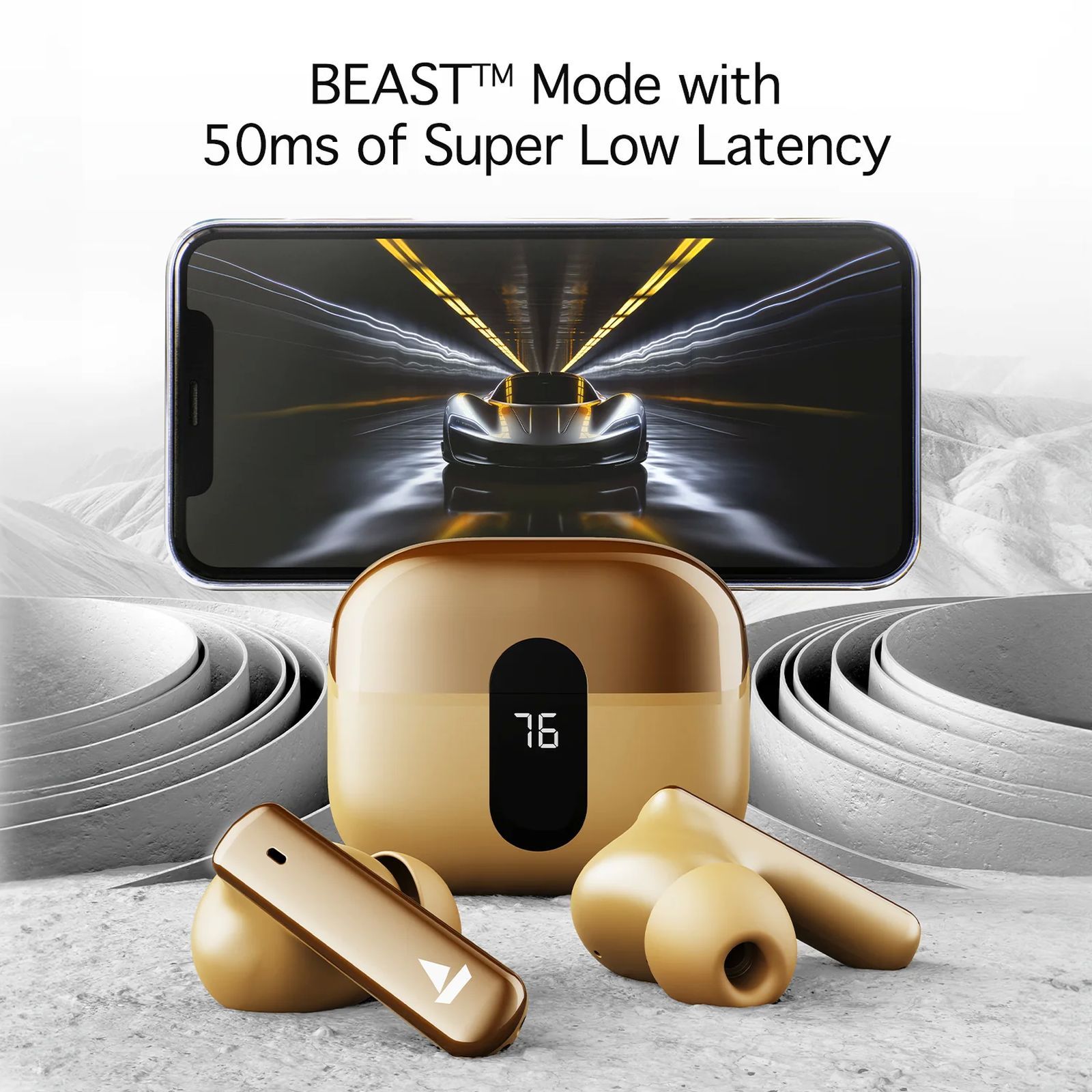 boAt Airdopes 181 Pro TWS Earbuds with Environmental Noise Cancellation (IPX5 Water Resistant, 4 Mics ENx Technology, Coral Bloom)_7