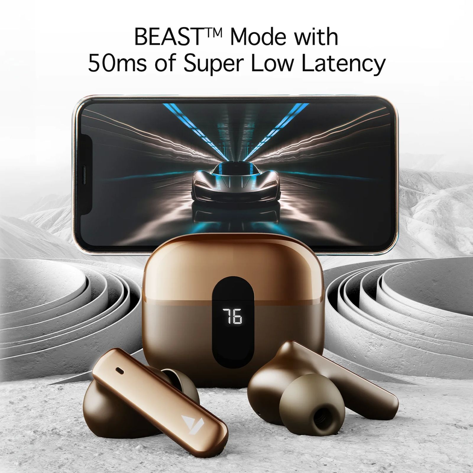 boAt Airdopes 181 Pro TWS Earbuds with Environmental Noise Cancellation (IPX5 Water Resistant, 4 Mics ENx Technology, Mocha Elegance)_7