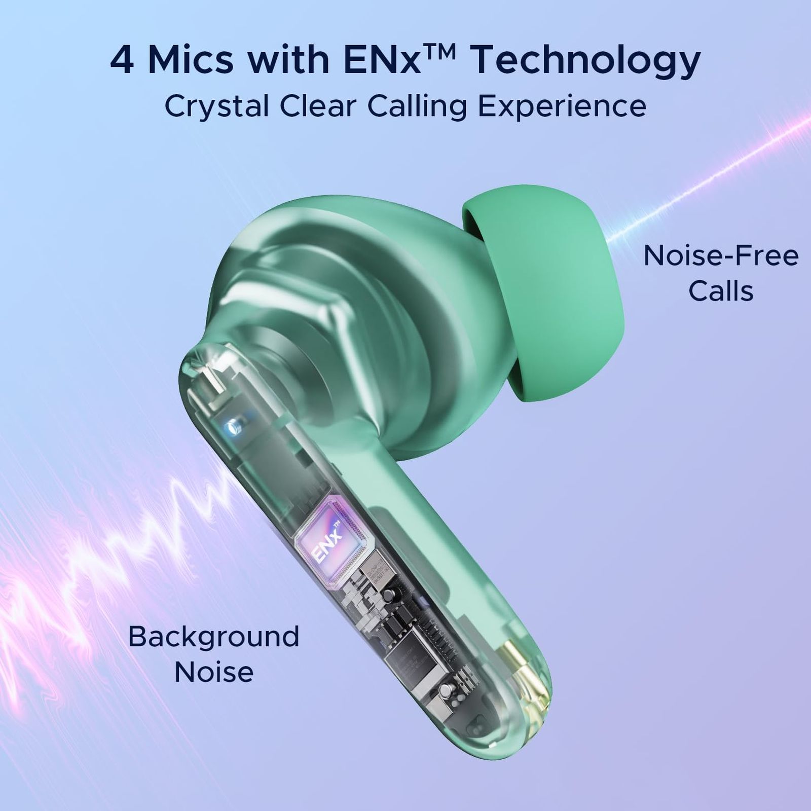 boAt Airdopes 191 ANC TWS Earbuds with Active Noise Cancellation (IPX5 Splash Resistant, 4Mics ENx, Pellucid Green)_4