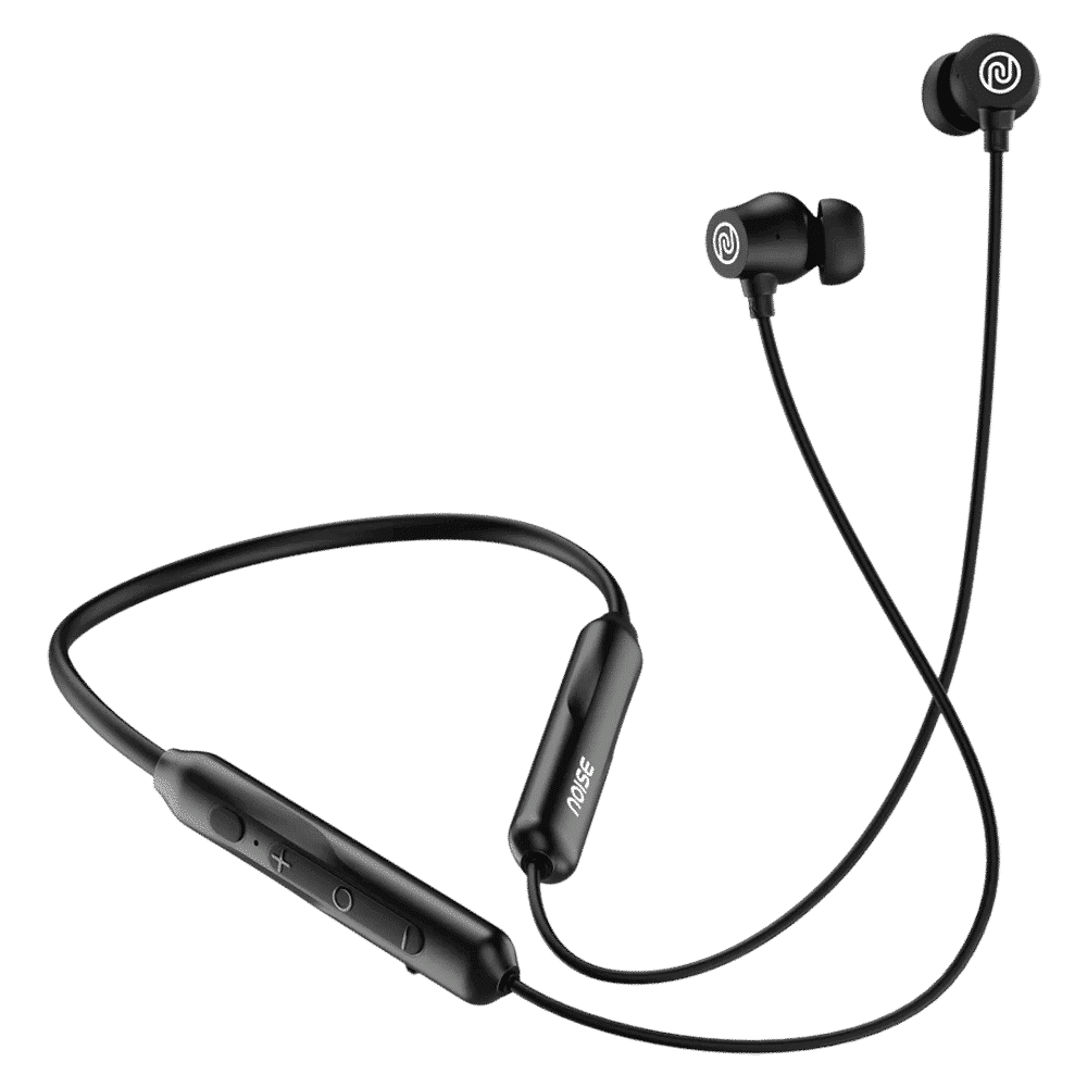noise Airwave Pro Neckband with Active Noise Cancellation (IPX5 Water Resistant, Instacharge, Matte Black)_1