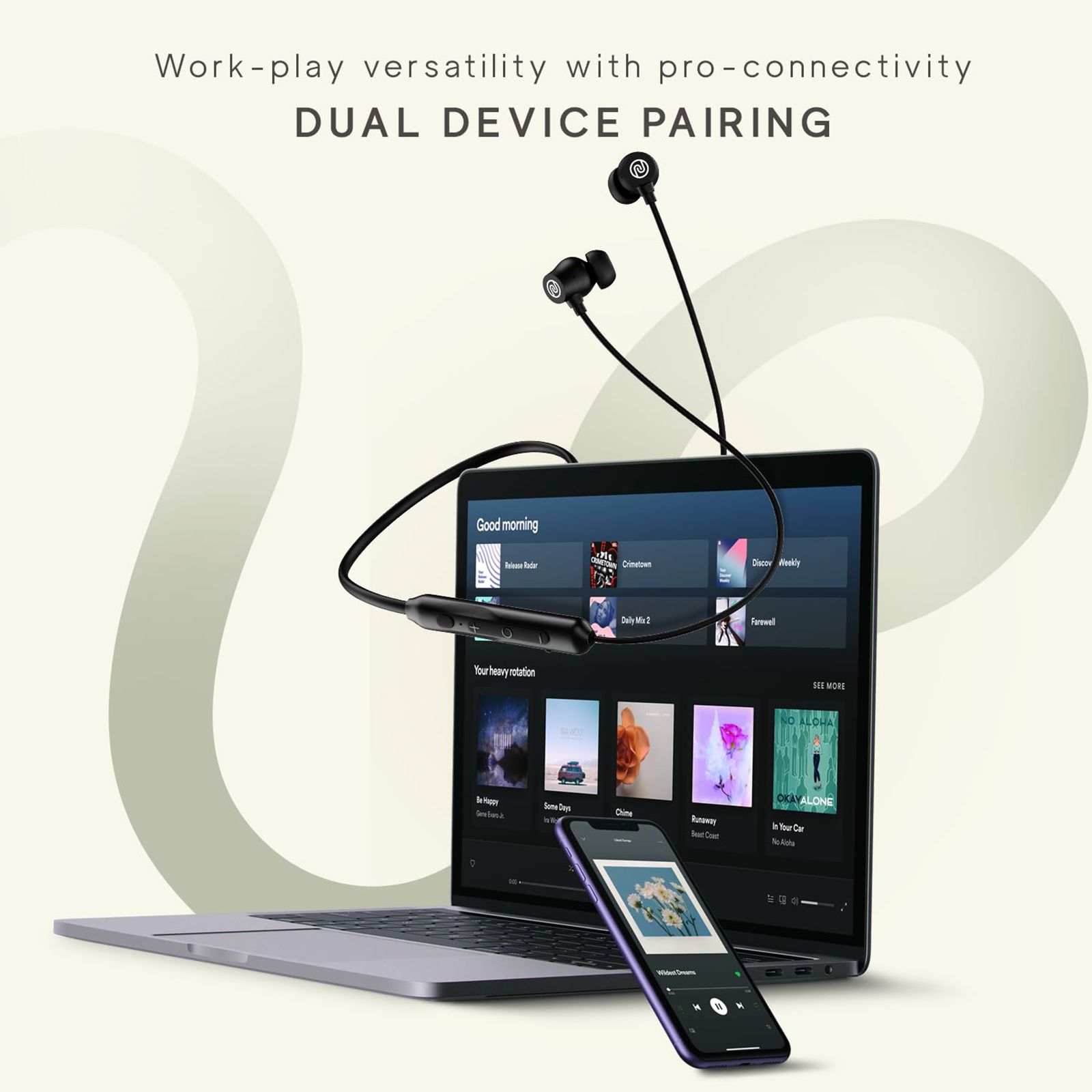 noise Airwave Pro Neckband with Active Noise Cancellation (IPX5 Water Resistant, Instacharge, Matte Black)_12