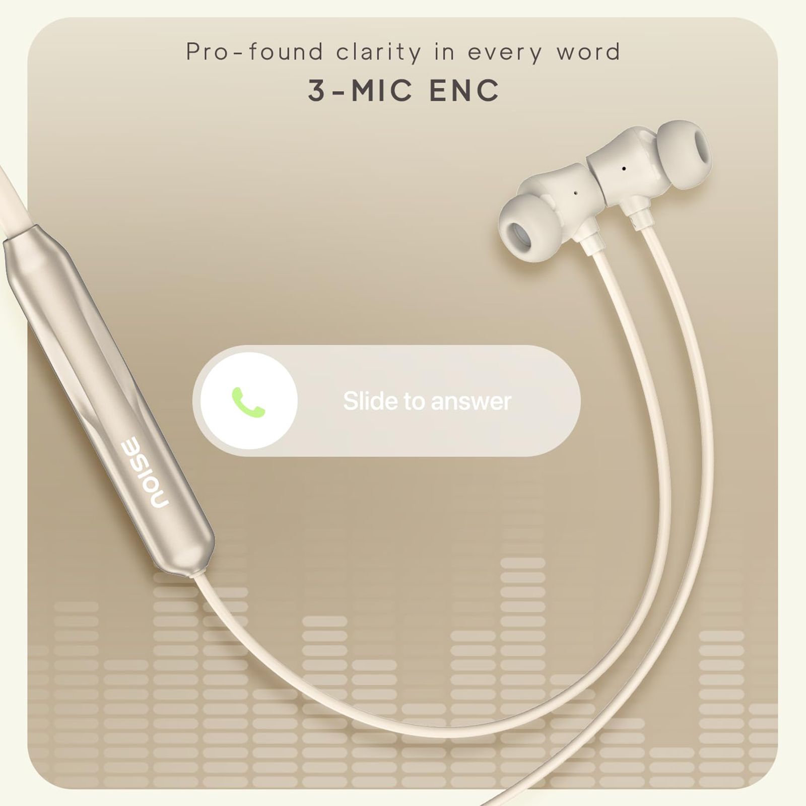 noise Airwave Pro Neckband with Active Noise Cancellation (IPX5 Water Resistant, Instacharge, Metallic Beige)_14