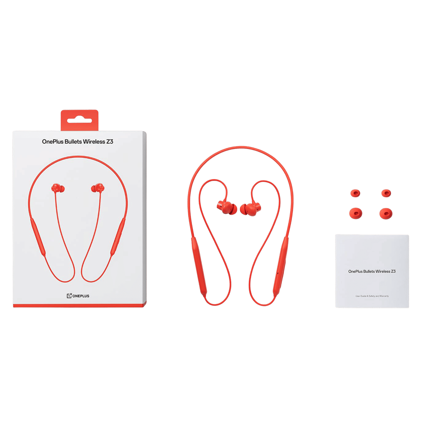 OnePlus Bullets Z3 Neckband with Environmental Noise Cancellation (IP55 Water Resistant, Magnetic Control, Samba Sunset)_11