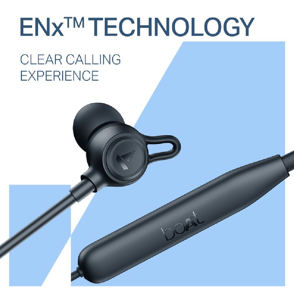 boAt Rockerz 200 Neckband with Environmental Noise Cancellation (IPX5 Sweat & Splash Resistance, Magnetic Buds, Blue)_8