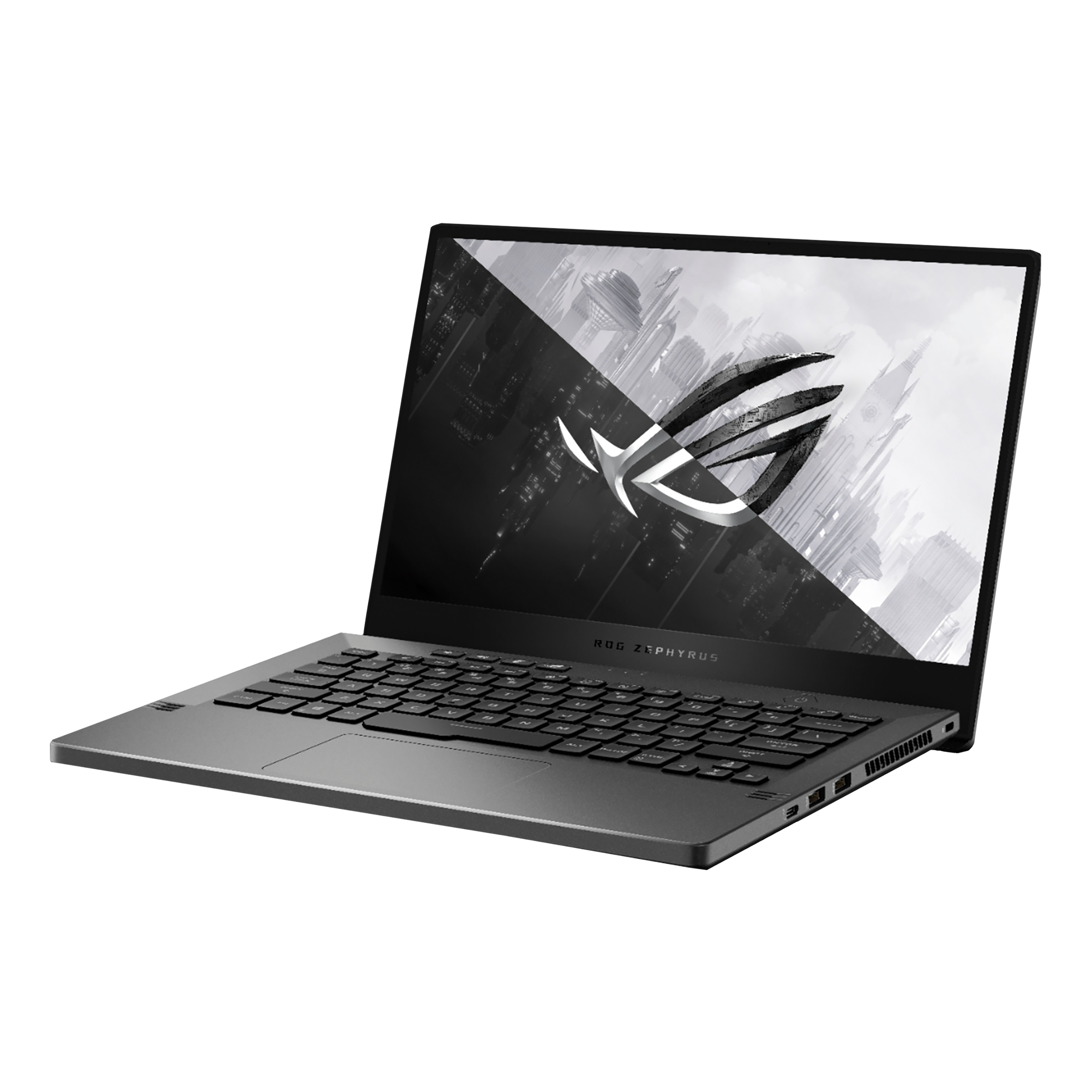 ASUS ROG Zephyrus G14 AMD Ryzen 9 (14 inch, 16GB, 512GB, Windows 10, MS Office 2019, NVIDIA GeForce RTX 3050 Ti Graphics, FHD IPS Display, Eclipse Grey, GA401QE-HZ176TS)_4