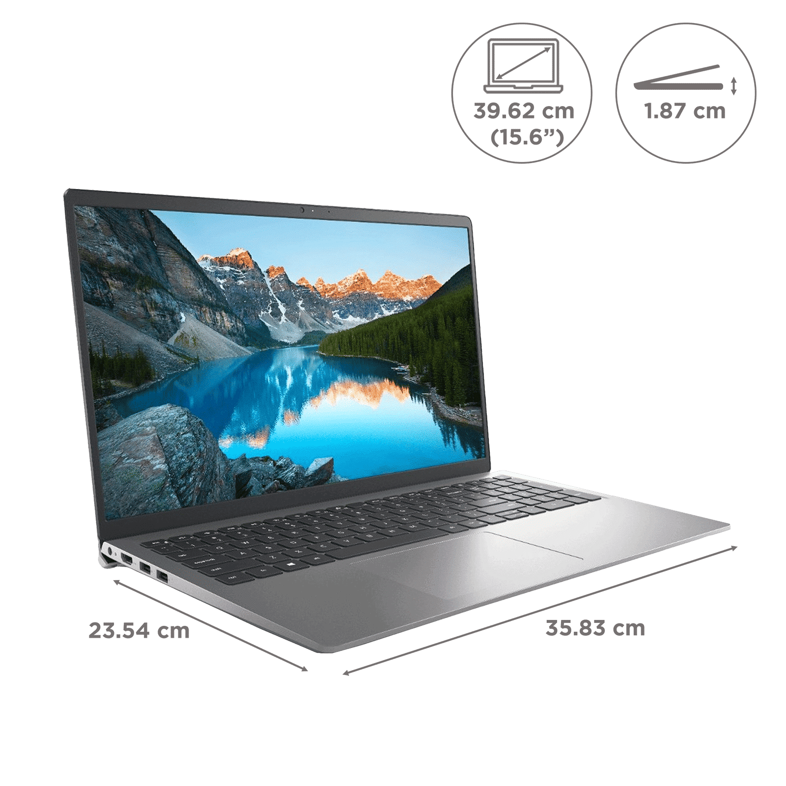 DELL Inspiron 3511 Intel Core i3 11th Gen (15.6 inch, 8GB, 1TB and 256GB, Windows 10, MS Office 2021, Intel UMA Graphics, FHD IPS Display, Silver, D560648WIN9S)_2