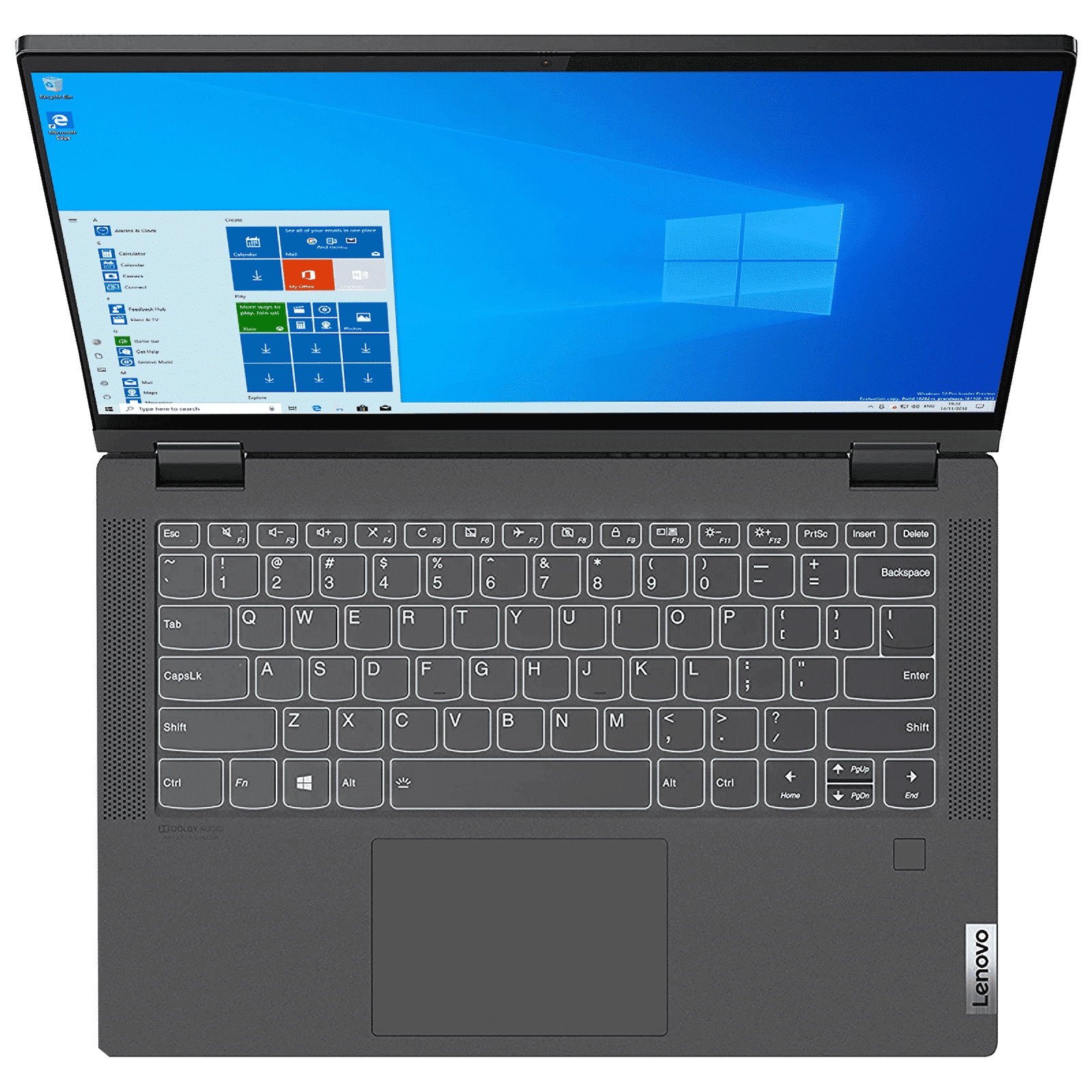 Lenovo IdeaPad Flex 5 Intel Core i7 11th Gen (14 inch, 16GB, 512GB, Windows 10, MS Office, Intel Iris Xe Graphics, FHD IPS Display, Graphite Grey, 82HS0159IN)_8