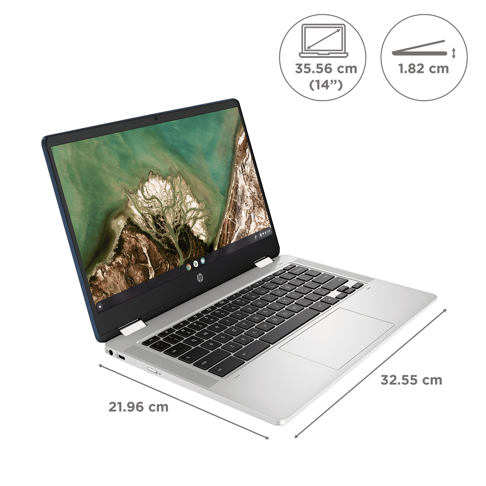 HP x360 14a-cb0005AU Chromebook AMD 3015Ce (4GB, 64GB, Chrome OS, 14 inch, Mineral Silver, 4L7Y2PA) HP x360 14a-cb0005AU Chromebook AMD 3015Ce (4GB, 64GB, Chrome OS, 14 inch, Mineral Silver, 4L7Y2PA)_2
