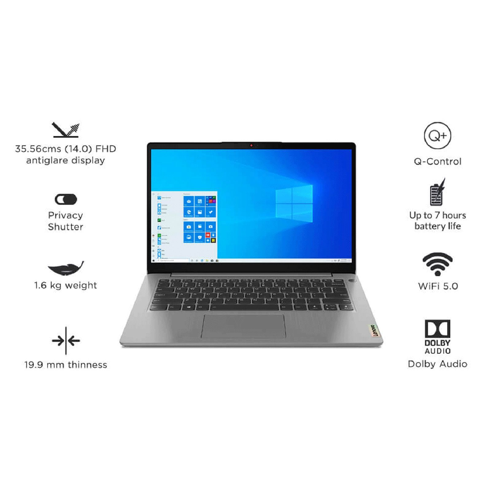 Lenovo Slim 3 Intel Core i3 11th Gen (15.6 inch, 8GB, 512GB, Windows 11, Intel UHD Graphics, FHD IPS Display, Arctic Grey, 82H801LJIN)_16