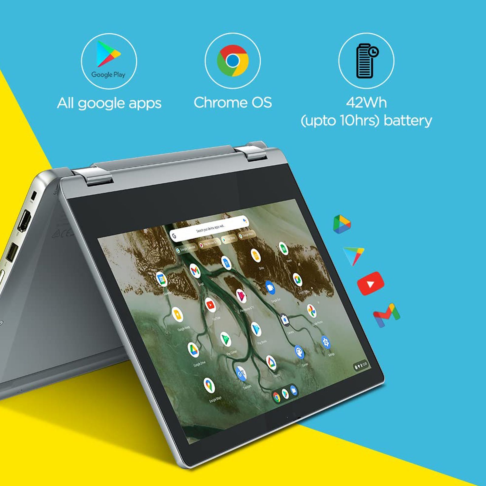 Lenovo IdeaPad Flex 3 Chromebook Intel Celeron (4GB, 128GB, Chrome OS, 11.2 inch, Arctic Grey, 82N3000DHA) Lenovo IdeaPad Flex 3 Chromebook Intel Celeron (4GB, 128GB, Chrome OS, 11.2 inch, Arctic Grey, 82N3000DHA)_12