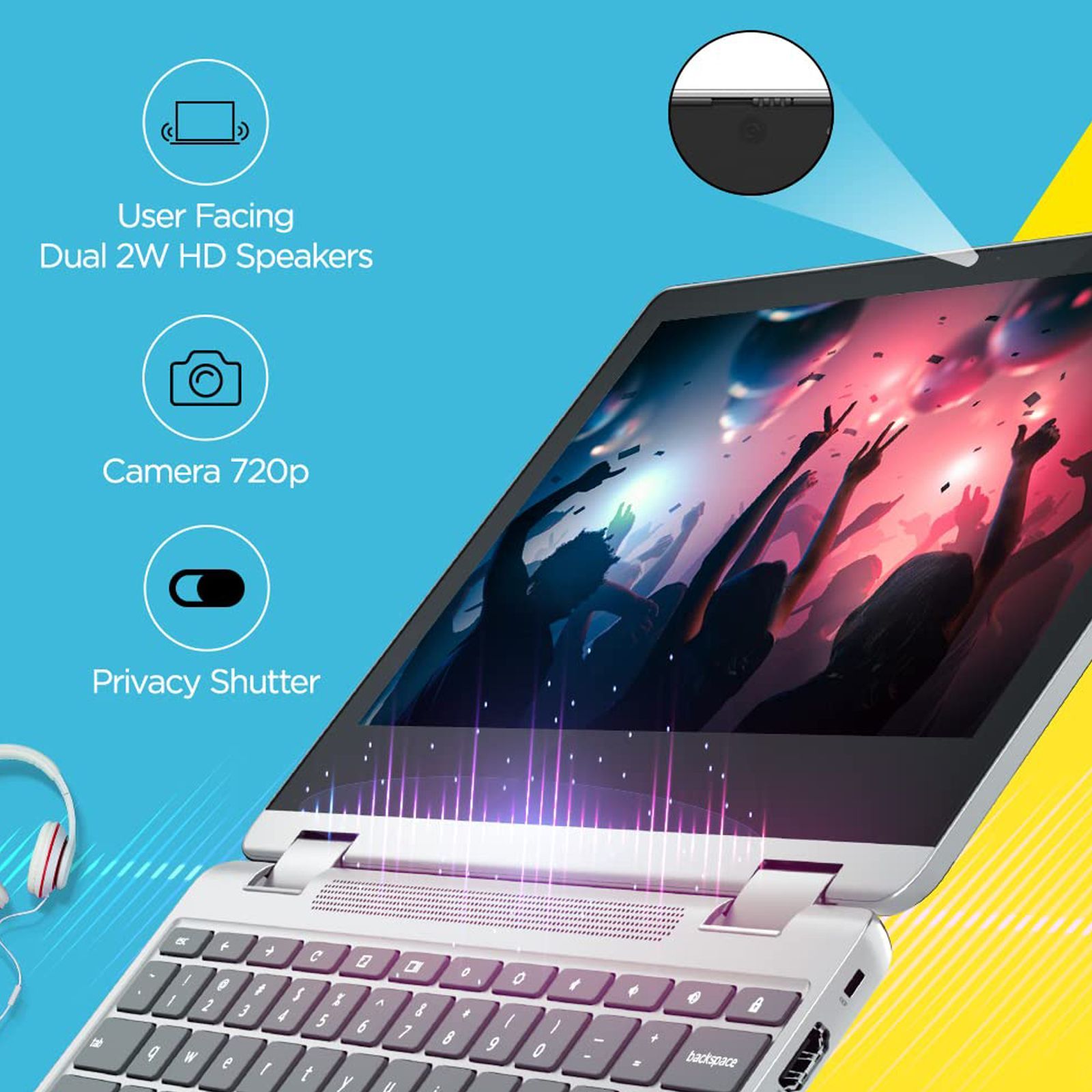 Lenovo IdeaPad Flex 3 Chromebook Intel Celeron (4GB, 128GB, Chrome OS, 11.2 inch, Arctic Grey, 82N3000DHA) Lenovo IdeaPad Flex 3 Chromebook Intel Celeron (4GB, 128GB, Chrome OS, 11.2 inch, Arctic Grey, 82N3000DHA)_6