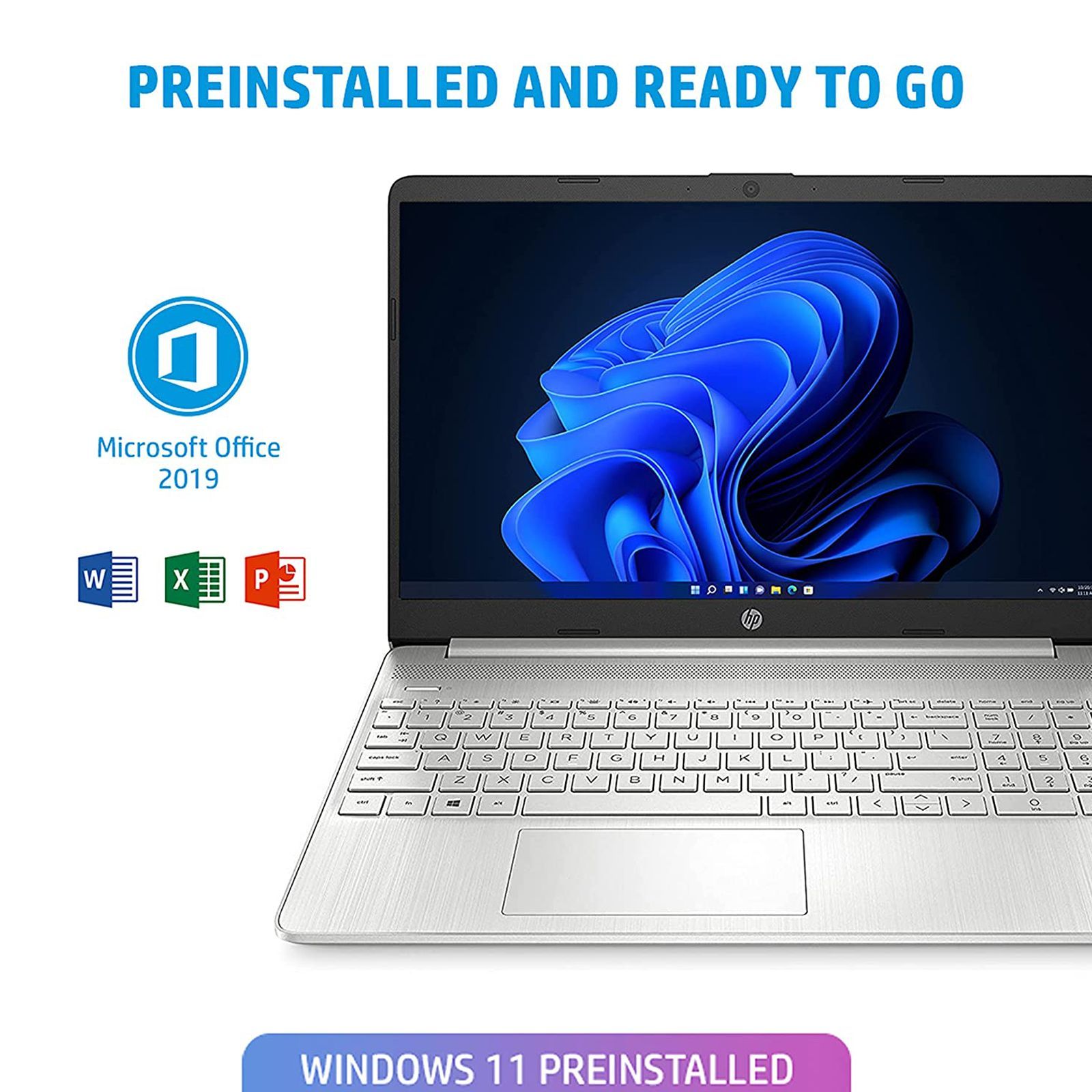 HP 15s-eq2143AU AMD Ryzen 3 5300U Thin & Light Laptop (8GB, 512GB SSD, Windows 11 Home, 15.6 inch Full HD Display, MS Office 2019, Natural Silver, 1.69 KG)_8