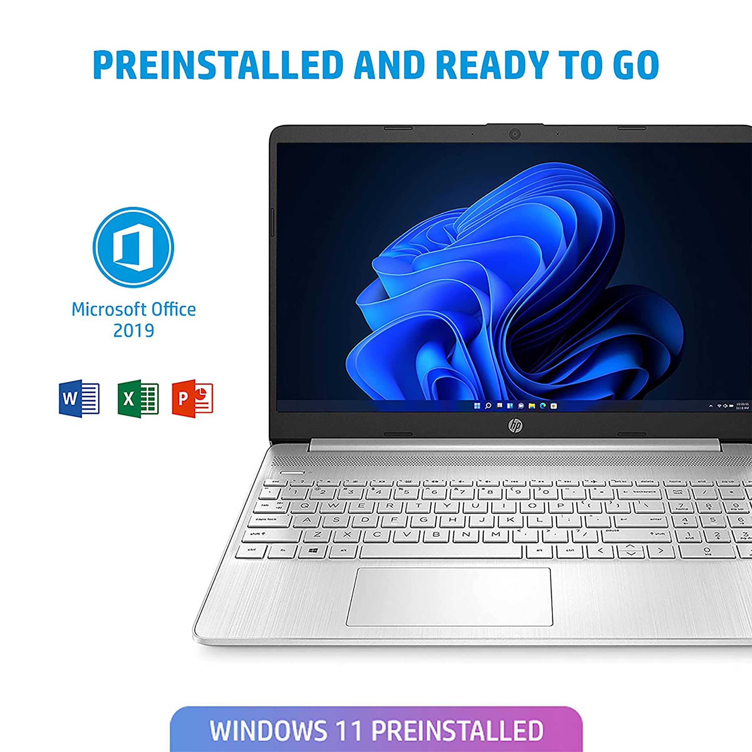 HP 15s-eq2143AU AMD Ryzen 3 5300U Thin & Light Laptop (8GB, 512GB SSD, Windows 11 Home, 15.6 inch Full HD Display, MS Office 2019, Natural Silver, 1.69 KG)_10