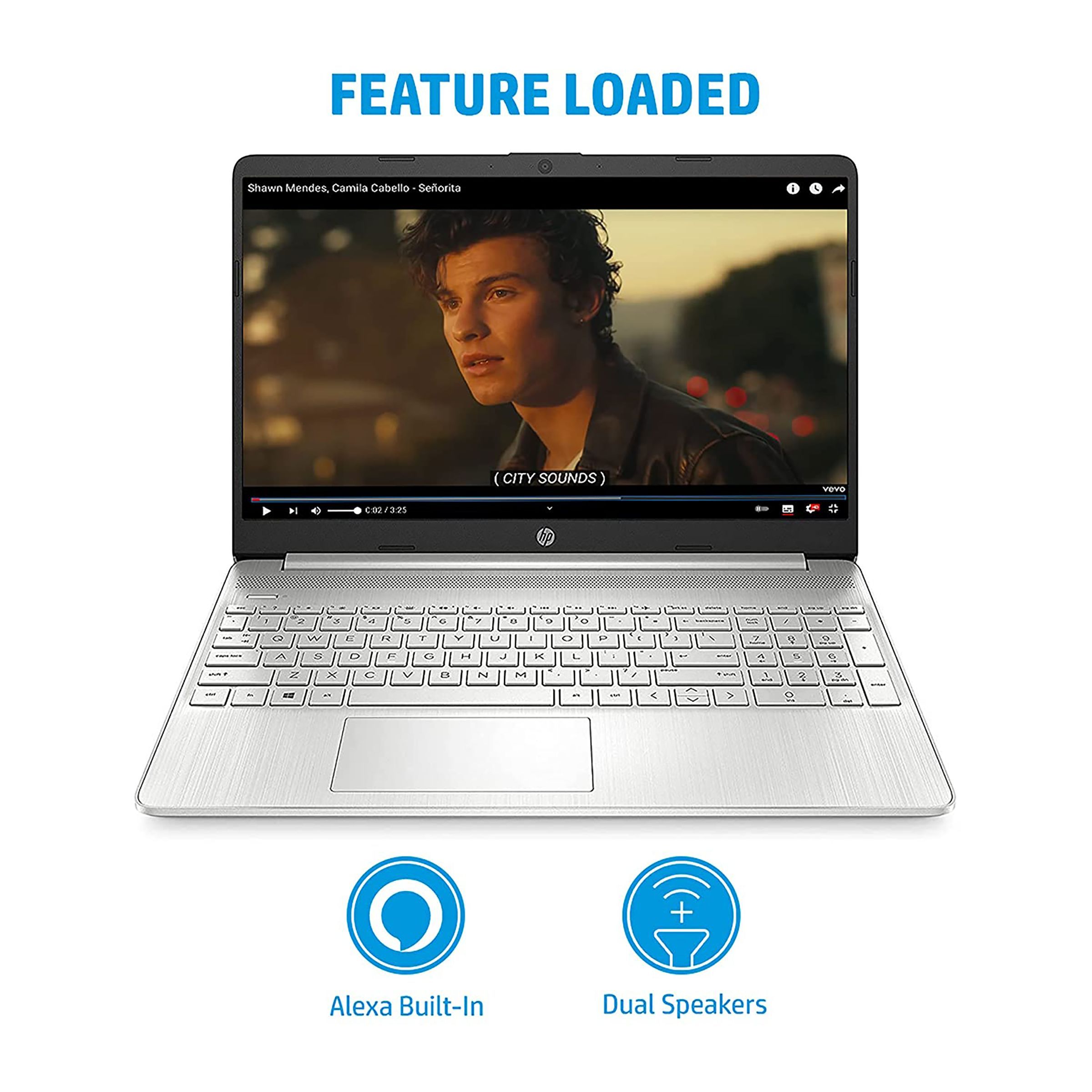 HP 15s-eq2143AU AMD Ryzen 3 5300U Thin & Light Laptop (8GB, 512GB SSD, Windows 11 Home, 15.6 inch Full HD Display, MS Office 2019, Natural Silver, 1.69 KG)_11