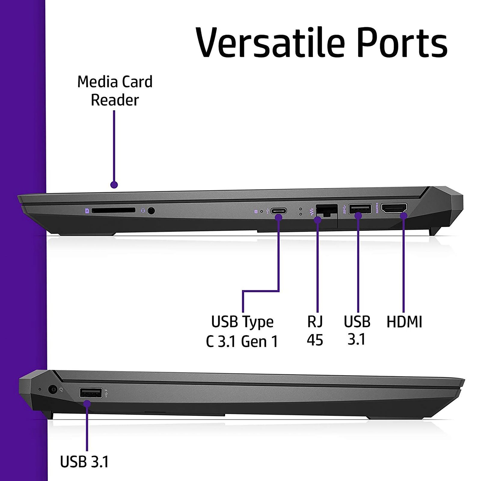 HP Pavilion 15-EC1025AX AMD Ryzen 5 (15.6 inch, 8GB, 512GB, Windows 11, NVIDIA GeForce GTX 1650 Ti Graphics, FHD IPS Display, Shadow Black, 183J5PA#ACJ)_8