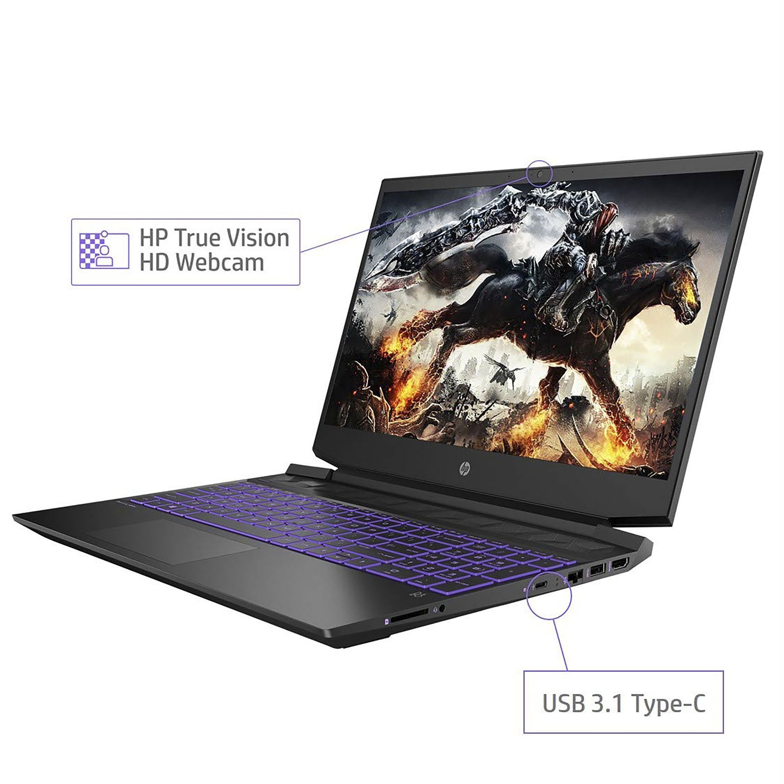 HP Pavilion 15-EC1025AX AMD Ryzen 5 (15.6 inch, 8GB, 512GB, Windows 11, NVIDIA GeForce GTX 1650 Ti Graphics, FHD IPS Display, Shadow Black, 183J5PA#ACJ)_10
