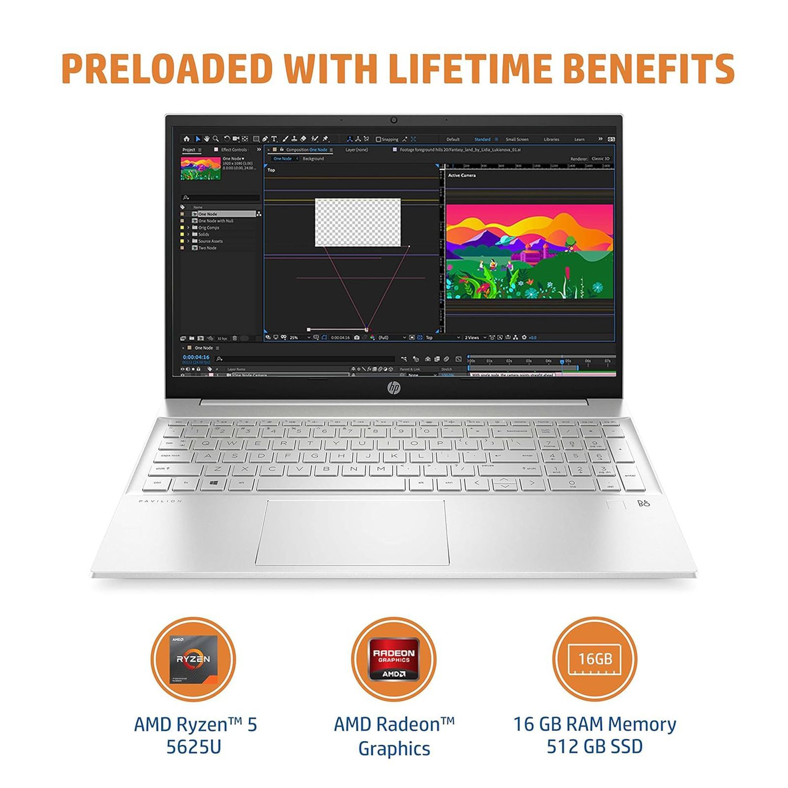 HP Pavilion 15-eh2024AU AMD Ryzen 5 (15.6 inch, 16GB, 512GB, Windows 11, MS Office 2021, AMD Radeon Graphics, FHD IPS Display, Natural Silver, 681Y8PA#ACJ) HP Pavilion 15-eh2024AU AMD Ryzen 5 (15.6 inch, 16GB, 512GB, Windows 11, MS Office 2021, AMD Radeon Graphics, FHD IPS Display, Natural Silver, 681Y8PA#ACJ)_10
