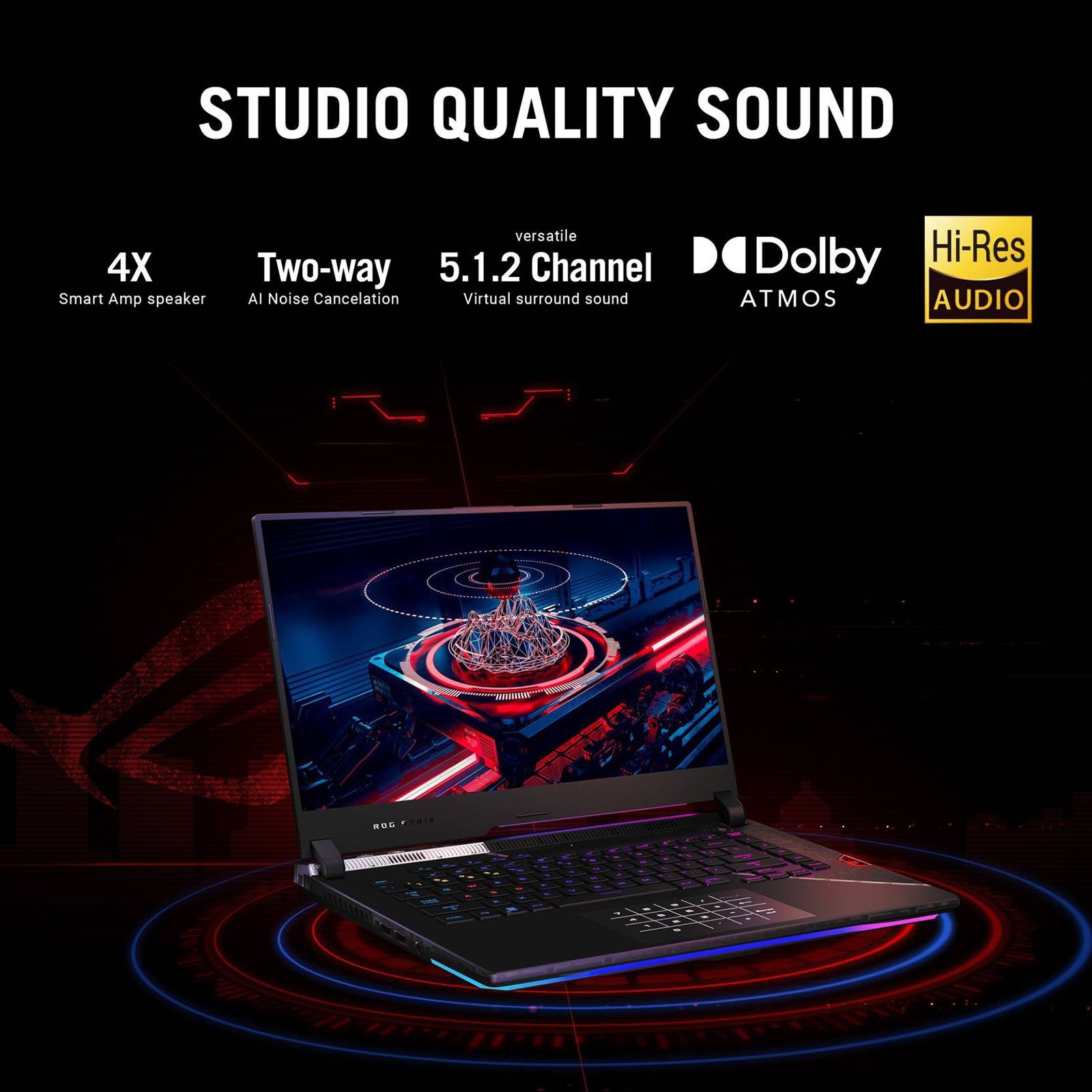 ASUS ROG Strix SCAR 15 Intel Core i9 12th Gen (15.6 inch, 32GB, 1TB, Windows 11, MS Office, NVIDIA GeForce RTX 3080Ti Graphics, WQHD IPS Display, Off Black, G533ZX-LN024WS)_12