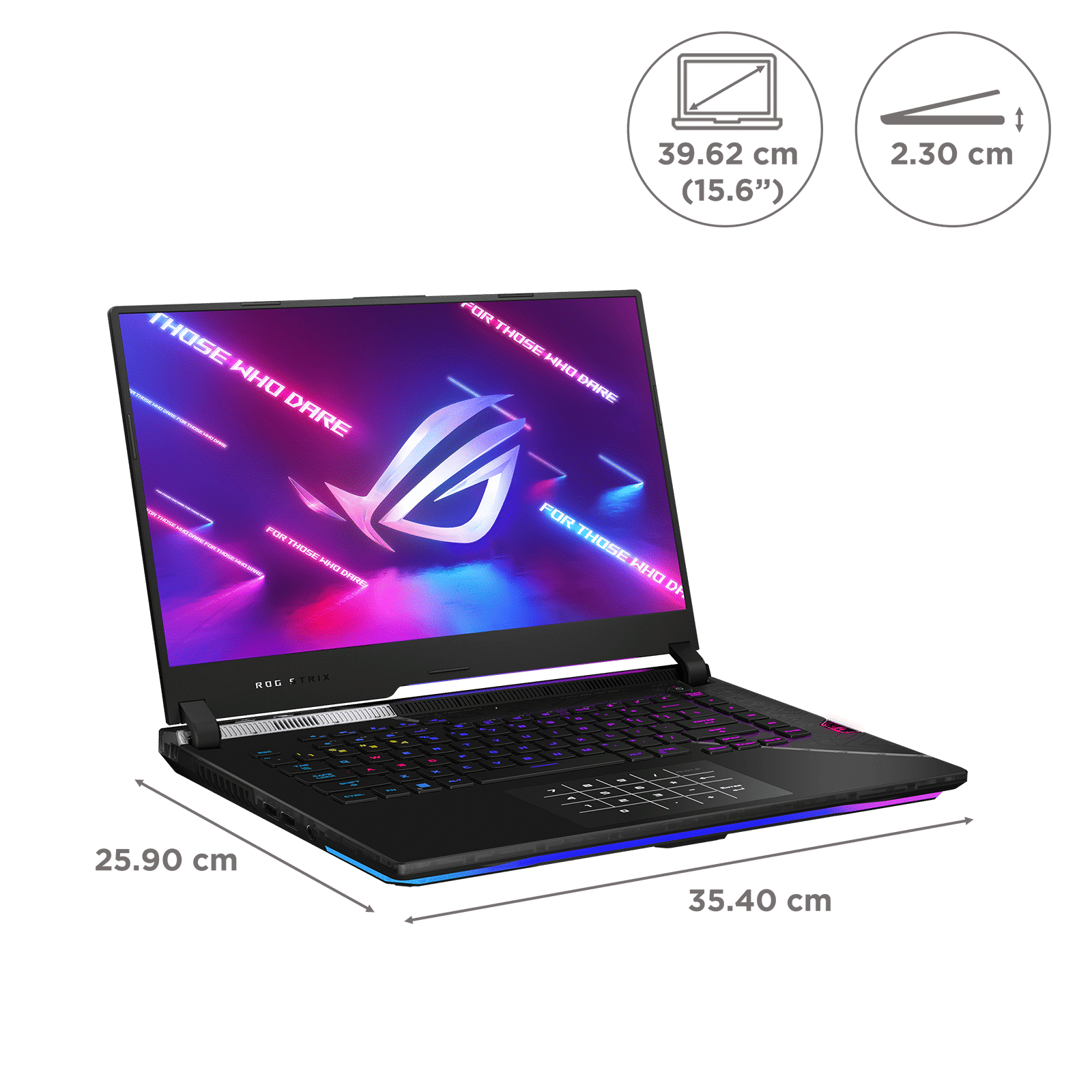 ASUS ROG Strix SCAR 15 Intel Core i9 12th Gen (15.6 inch, 32GB, 1TB, Windows 11, MS Office, NVIDIA GeForce RTX 3080Ti Graphics, WQHD IPS Display, Off Black, G533ZX-LN024WS)_2