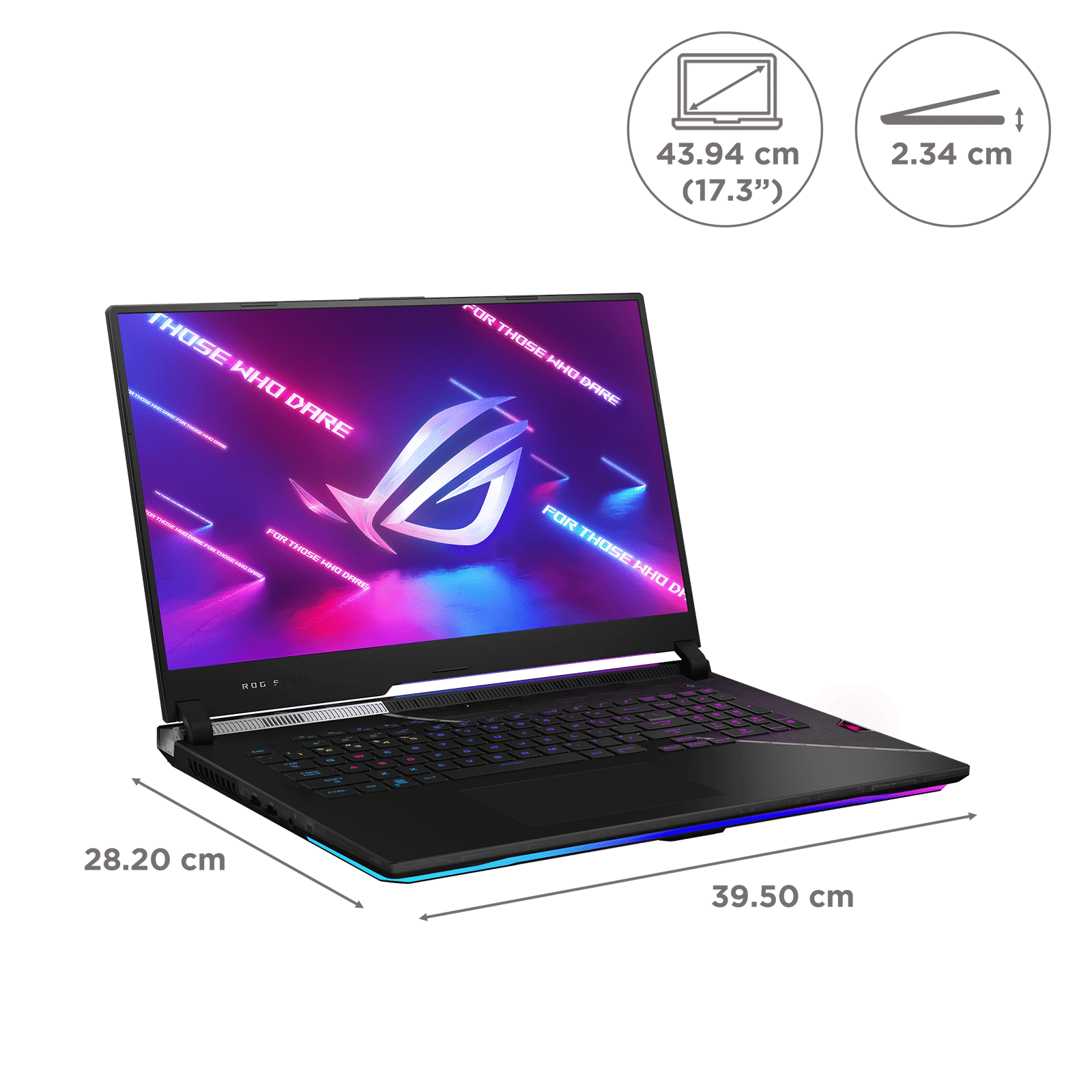 ASUS ROG Strix SCAR 17 Intel Core i9 12th Gen (17.3 inch, 32GB, 2TB, Windows 11, MS Office, NVIDIA GeForce RTX 3070 Ti Graphics, WQHD IPS Display, Off Black, G733ZW-LL105WS)_2