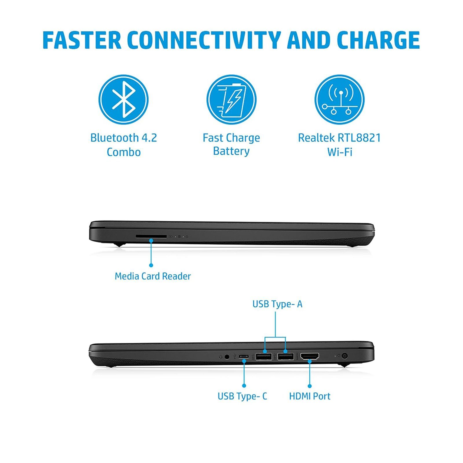 HP 14s-dq3032TU Intel Celeron (14 inch, 8GB, 256GB, Windows 11, MS Office, Intel UHD Graphics, HD IPS Display, Jet Black, 637S3PA#ACJ) HP 14s-dq3032TU Intel Celeron (14 inch, 8GB, 256GB, Windows 11, MS Office, Intel UHD Graphics, HD IPS Display, Jet Black, 637S3PA#ACJ)_12