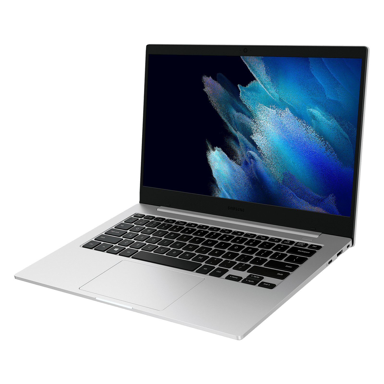 SAMSUNG Galaxy Book Go Qualcomm Snapdragon 7c 2nd Gen Thin & Light Laptop (4GB, 128GB SSD, Windows 11 Home, 14 inch FHD LED Display, MS Office Home & Student 2021, Silver, 1.38 KG)_4