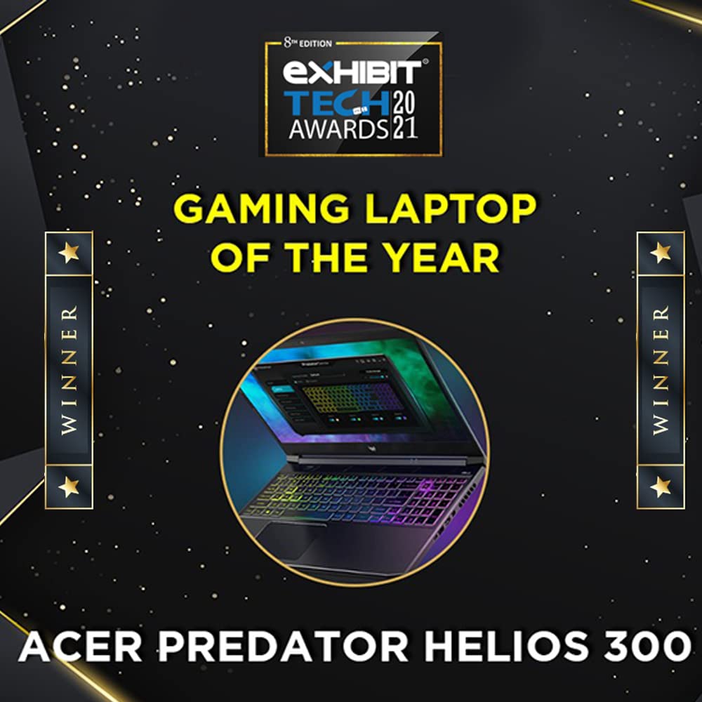 acer Predator Helios 300 PH315-54-909W Intel Core i9 11th Gen Notebook Gaming Laptop (16GB, 1TB SSD, Windows 11 Home, 6GB Graphics, 15.6 inch 165 Hz Full HD IPS Display, NVIDIA GeForce RTX 3060, Abyss Black, 2.50 KG)_13