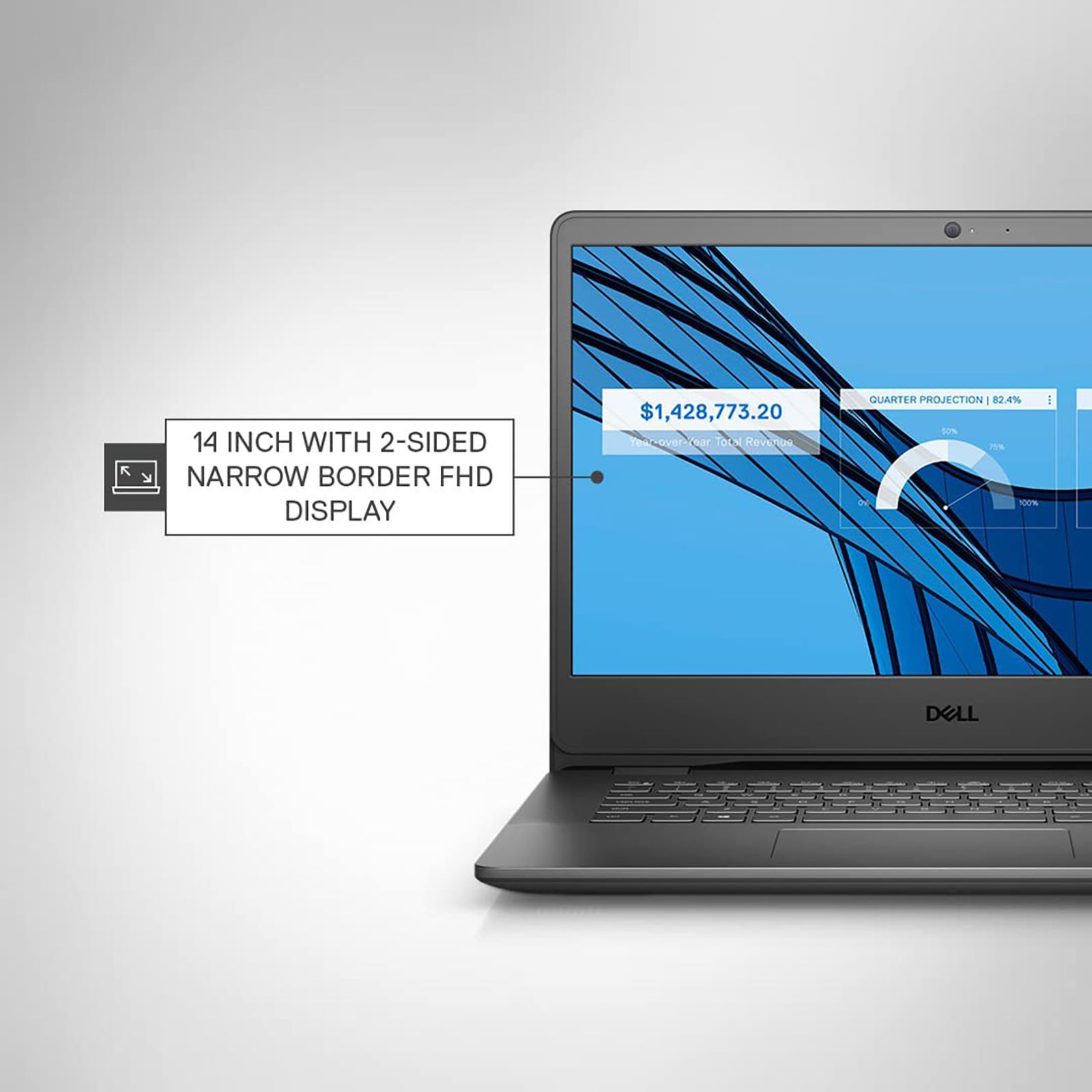 DELL Vostro 3405 AMD Ryzen 3 (14 inch, 8GB, 512GB, Windows 11, MS Office 2021, AMD Radeon Graphics, FHD Display, Carbon Black, D552235WIN9B) DELL Vostro 3405 AMD Ryzen 3 (14 inch, 8GB, 512GB, Windows 11, MS Office 2021, AMD Radeon Graphics, FHD Display, Carbon Black, D552235WIN9B)_11