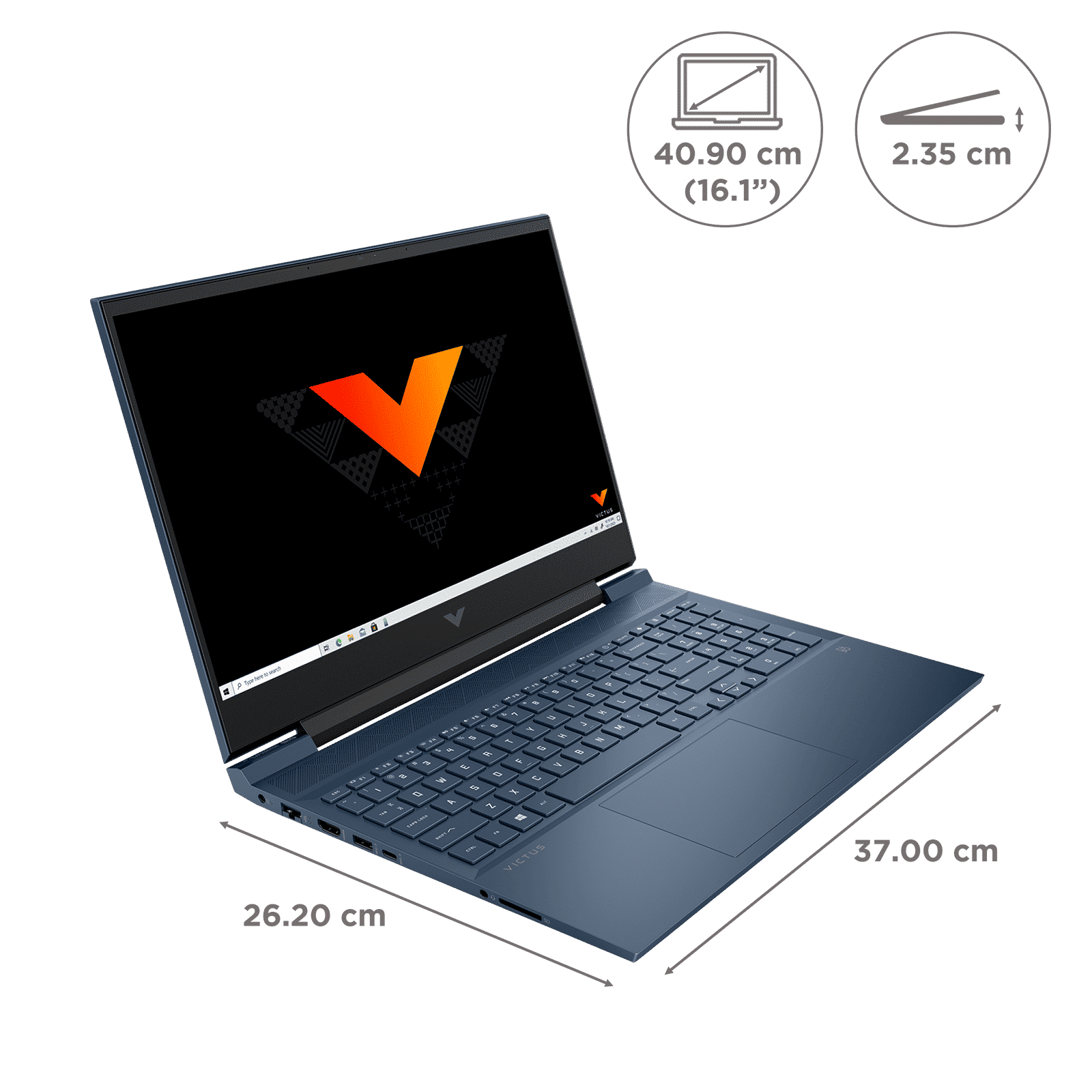 HP Victus 16-d0354TX Intel Core i5 11th Gen (16.1 inch, 8GB, 512GB, Windows 11, MS Office 2019, NVIDIA GeForce RTX 3050 Graphics, FHD IPS Display, Performance Blue, 552W7PA#ACJ) HP Victus 16-d0354TX Intel Core i5 11th Gen (16.1 inch, 8GB, 512GB, Windows 11, MS Office 2019, NVIDIA GeForce RTX 3050 Graphics, FHD IPS Display, Performance Blue, 552W7PA#ACJ)_2