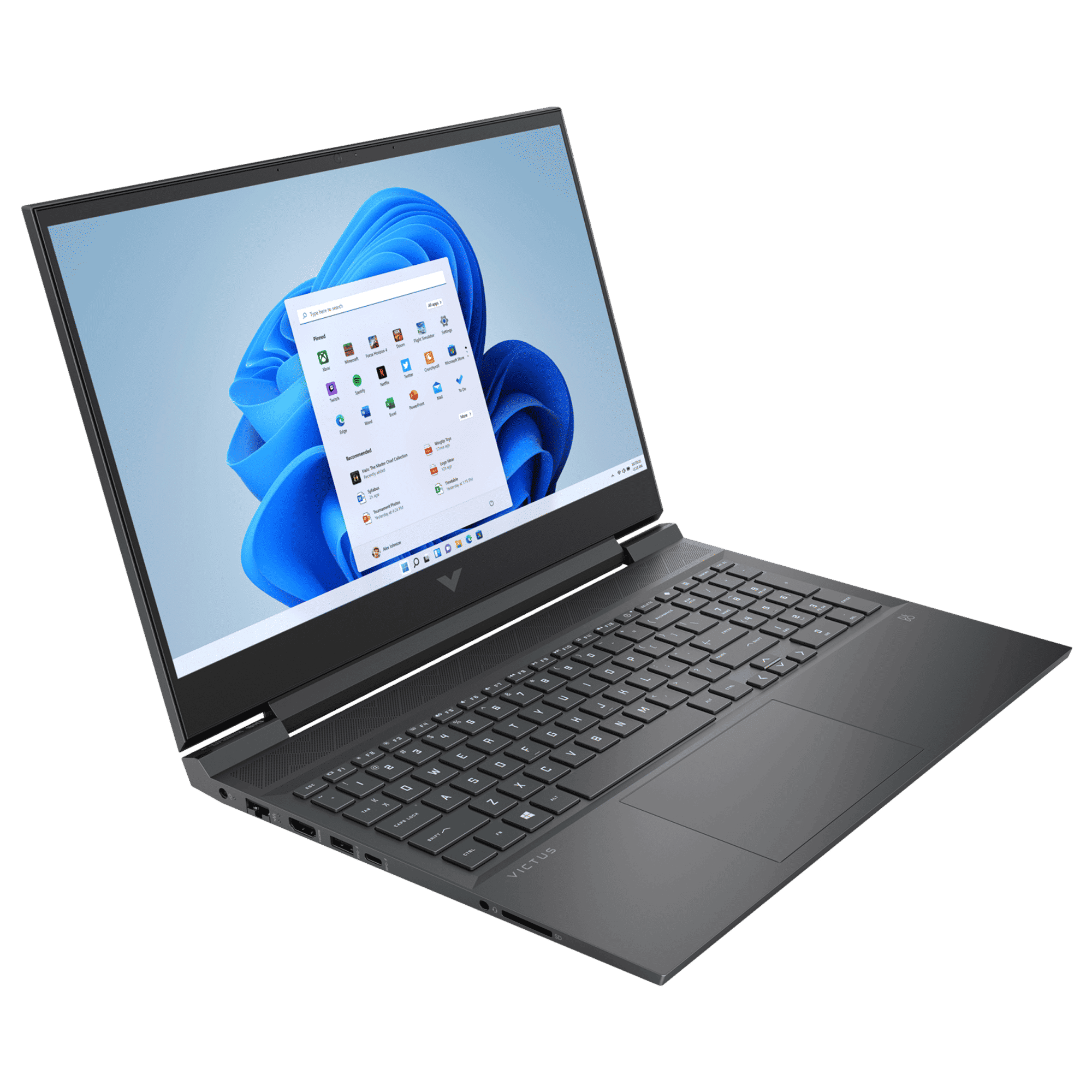 HP Victus 16-e0352AX AMD Ryzen 5 5600H Gaming Laptop (8GB, 512GB SSD, Windows 11 Home, 4GB Graphics, 16.1 inch 144 Hz Full HD IPS Display, NVIDIA GeForce GTX 1650, MS Office 2021, Mica Silver, 2.46 KG)_10