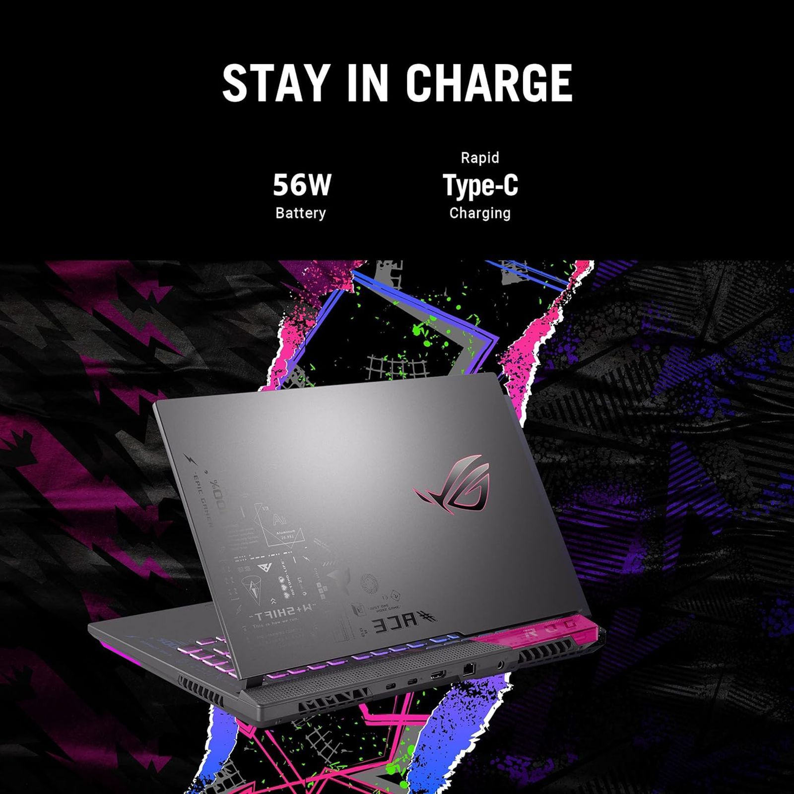 ASUS ROG Strix G15 G513RC-HN085WS AMD Ryzen 7 6800H Gaming Laptop (16GB, 1TB SSD, Windows 11 Home, 4GB Graphics, 15.6 inch 144 Hz Full HD IPS Display, NVIDIA GeForce RTX 3050, MS Office 2019, Electro Punk, 2.1 KG)_12