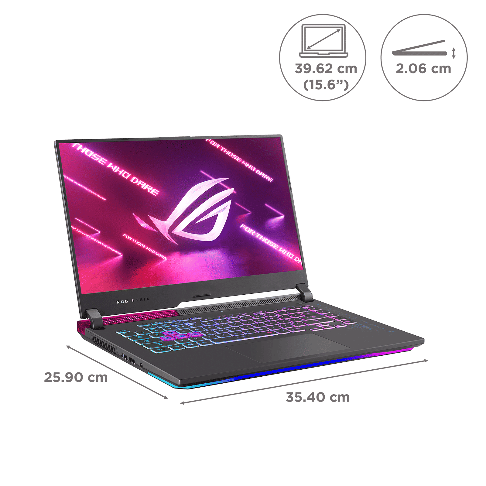 ASUS ROG Strix G15 G513RC-HN085WS AMD Ryzen 7 6800H Gaming Laptop (16GB, 1TB SSD, Windows 11 Home, 4GB Graphics, 15.6 inch 144 Hz Full HD IPS Display, NVIDIA GeForce RTX 3050, MS Office 2019, Electro Punk, 2.1 KG)_2