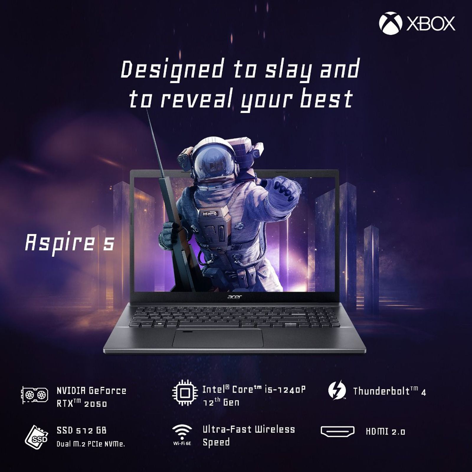 acer Aspire 5 Intel Core i5 12th Gen Gaming Laptop (8GB, 512GB SSD, Windows 11 Home, 4GB Graphics, 15.6 inch Full HD IPS Display, NVIDIA GeForce RTX 2050, Steel Gray, 1.8 KG)_12