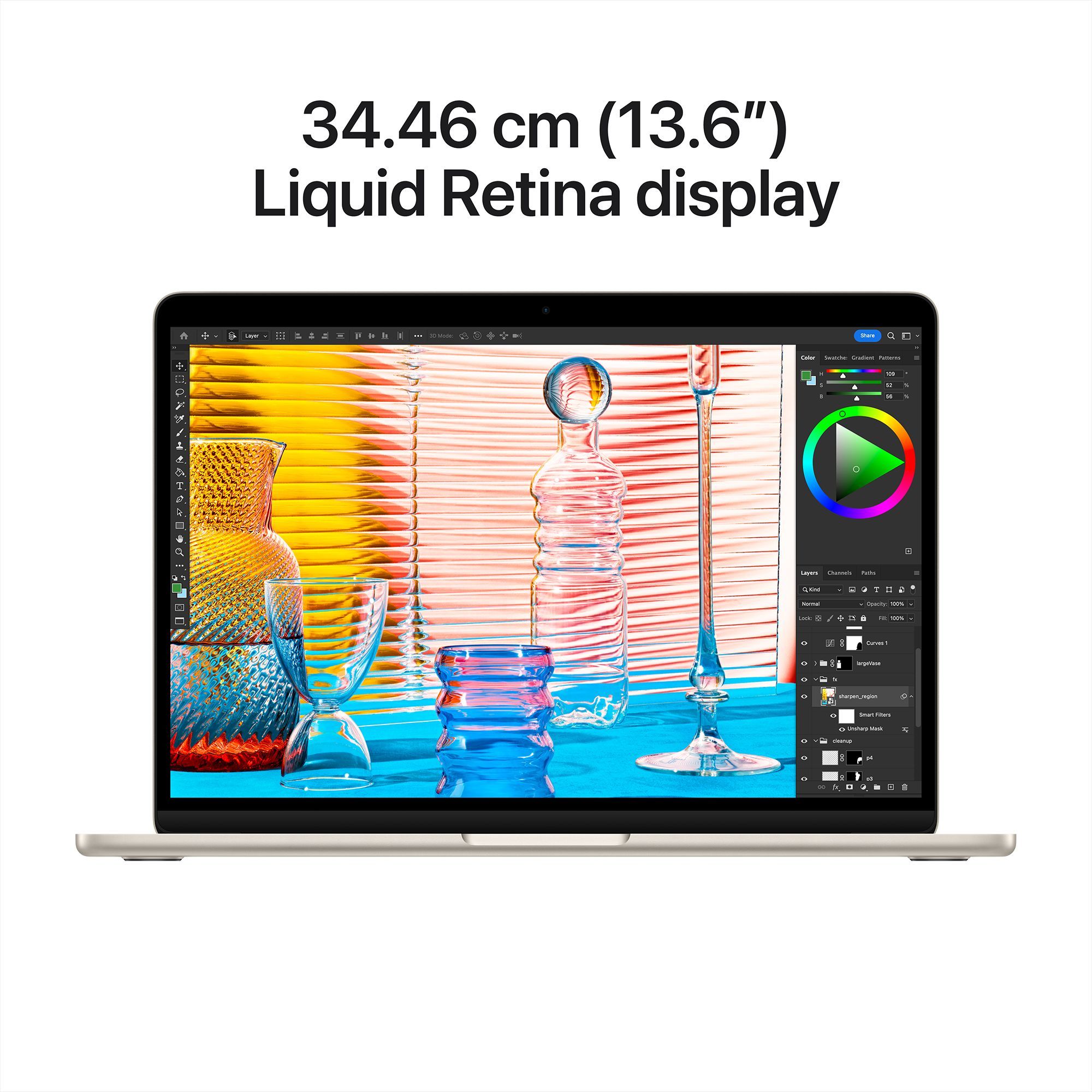 Apple MacBook Air (13.6 inch, M2, 8GB, 256GB, macOS, Starlight)_5