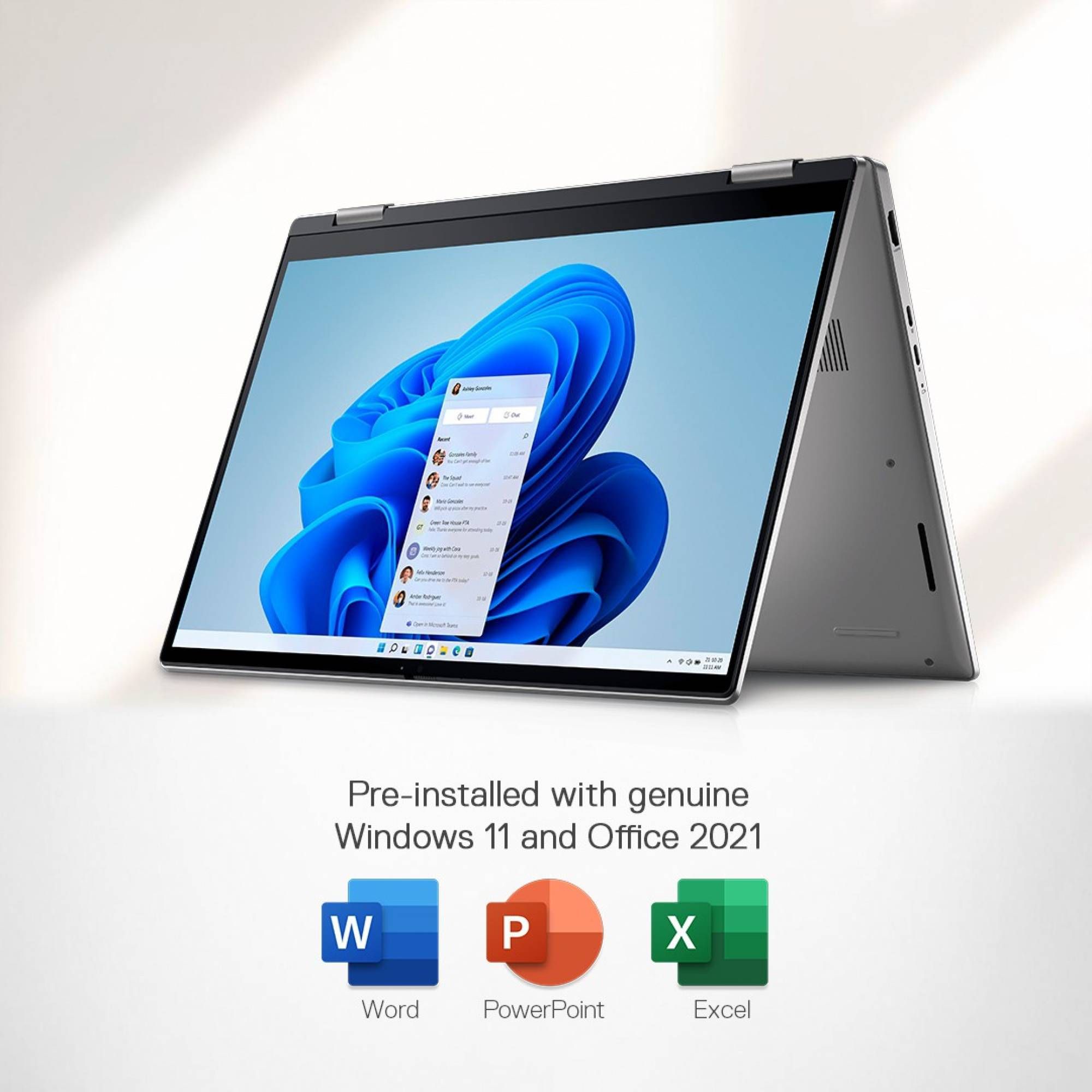 DELL Inspiron 7420 Intel Core i5 12th Gen Touchscreen 2-in-1 Laptop (8GB, 512GB SSD, Windows 11 Home, 2GB Graphics, 14 inch Full HD Plus Display, MS Office 2021, Platinum Silver, 1.57 KG)_8