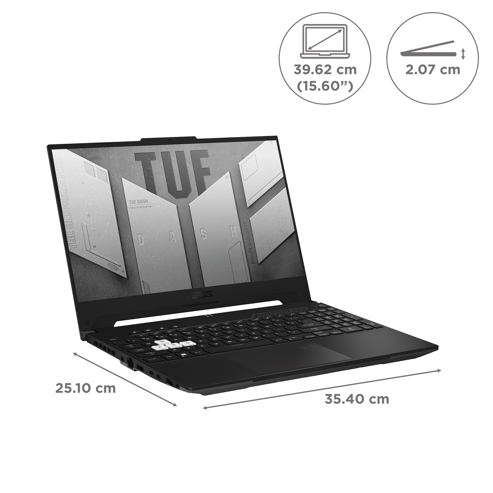 ASUS TUF Dash F15 FX517ZR-HQ030WS Intel Core i7 12th Gen (15.6 inch, 16GB, 1TB, Windows 11 Home, MS Office 2019, NVIDIA GeForce RTX 3070, WQHD IPS Display, Off Black, 90NR0AV3-M00260)_2