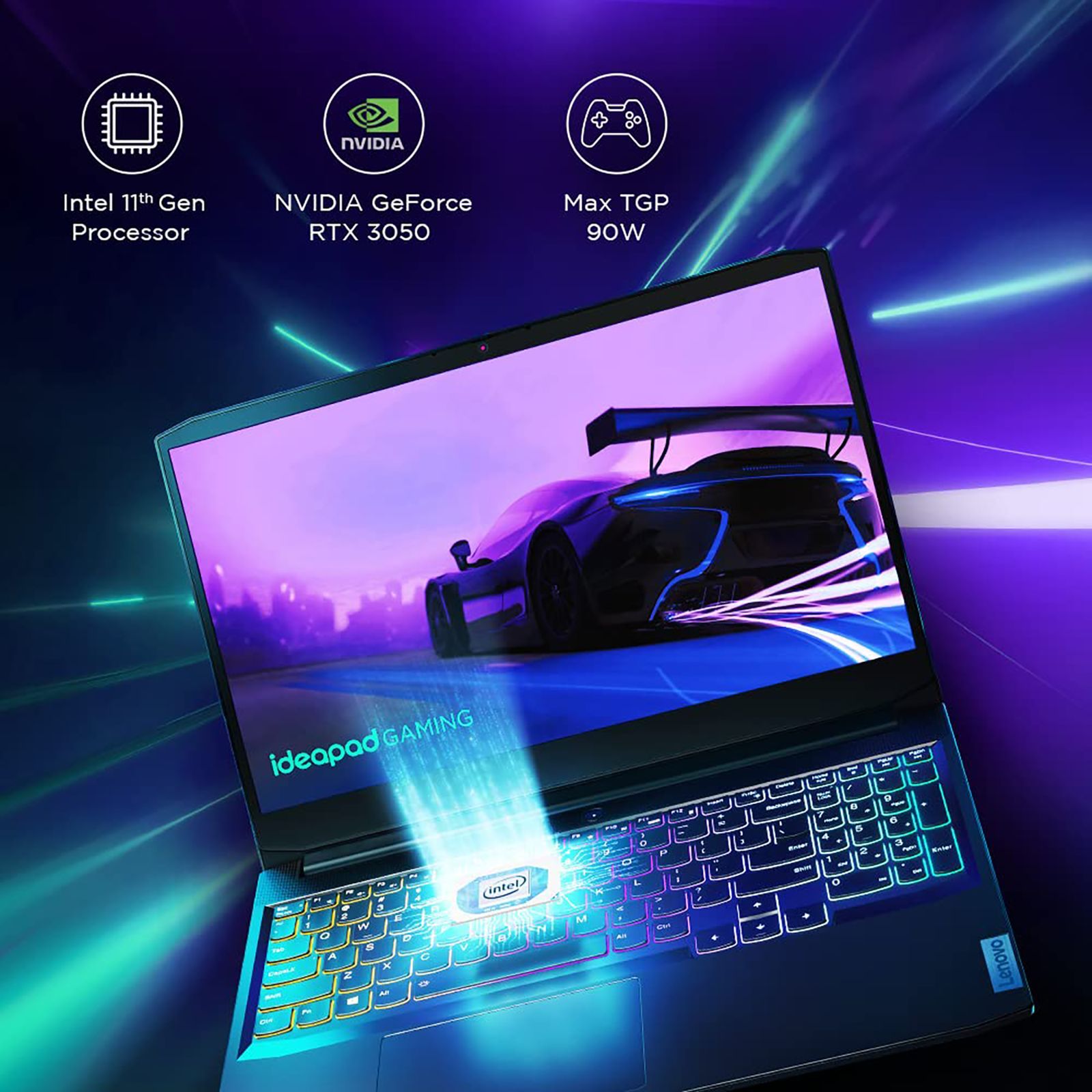Lenovo IdeaPad Gaming 3 Intel Core i5 11th Gen (15.6 inch, 8GB, 1TB and 256GB, Windows 11 Home, MS Office 2021, NVIDIA GeForce RTX 3050, IPS Display, Shadow Black, 82K1019AIN) Lenovo IdeaPad Gaming 3 Intel Core i5 11th Gen (15.6 inch, 8GB, 1TB and 256GB, Windows 11 Home, MS Office 2021, NVIDIA GeForce RTX 3050, IPS Display, Shadow Black, 82K1019AIN)_17
