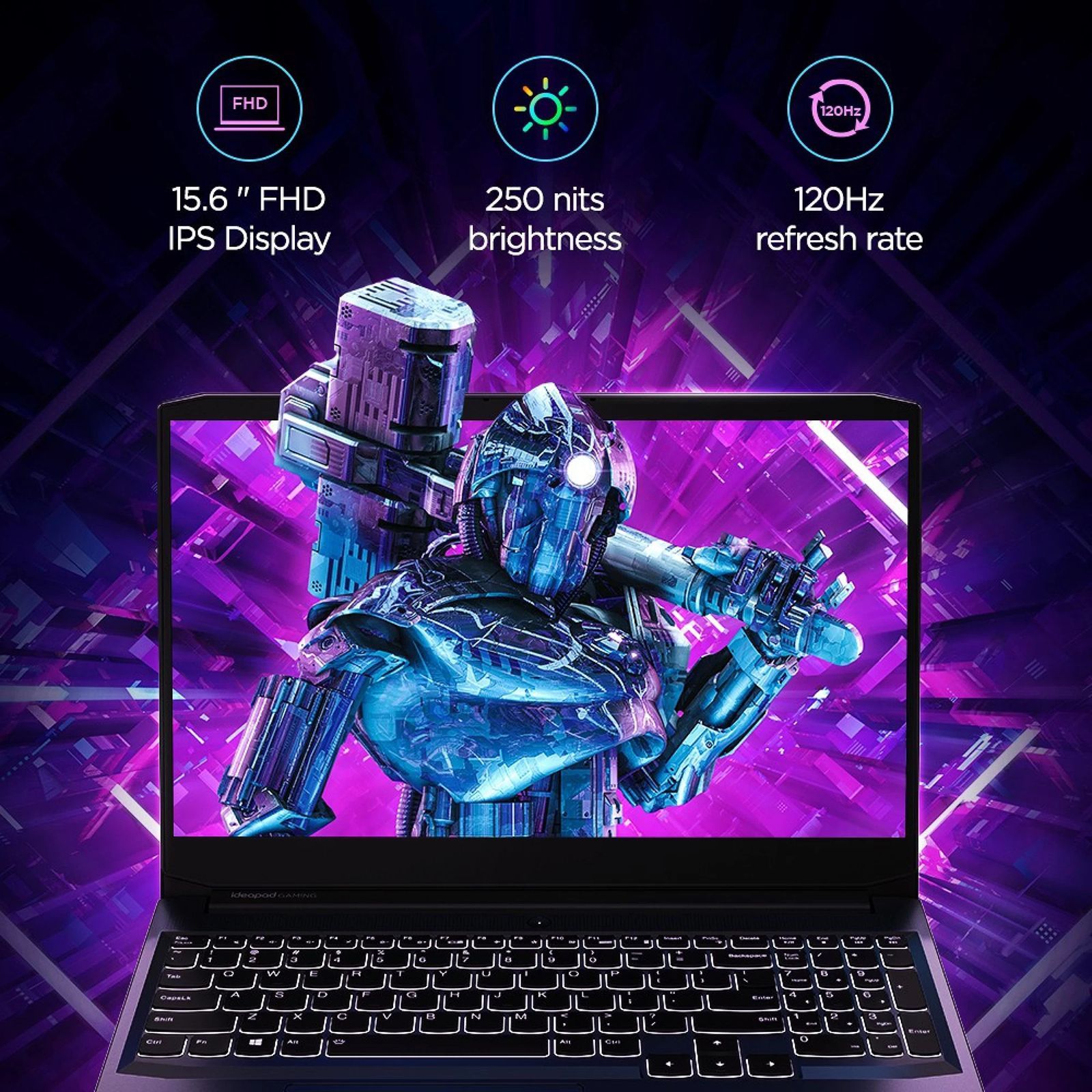 Lenovo Ideapad Gaming 3 (82K101B7IN) Core i5 11th Gen Windows 11 Home Laptop (16GB RAM, 1TB HDD, 256GB SSD, NVIDIA GeForce RTX 3050 +4GB GDDR6, MS Office, 39.62cm, Shadow Black)_13
