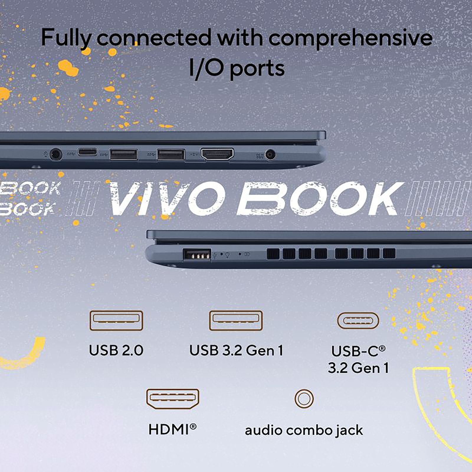 ASUS Vivobook 16X AMD Ryzen 5 Thin and Light Laptop (16GB, 512GB SSD, Windows 11 Home, 16 inch LED-Backlit Display, MS Office 2021, Quiet Blue, 1.88 KG)_16