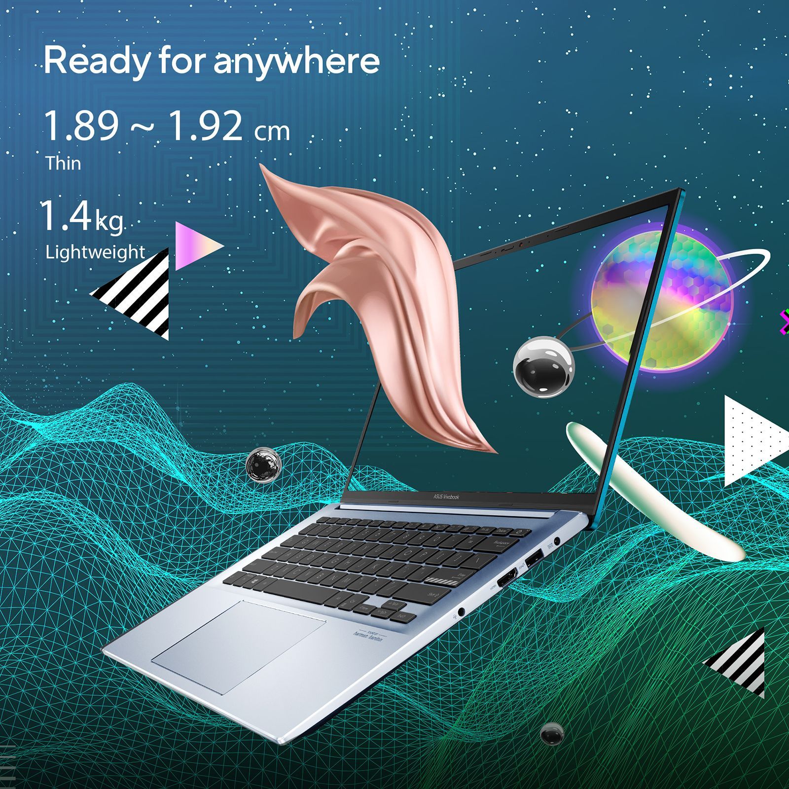 ASUS Vivobook Pro Ryzen 5 (16GB RAM, 512GB SSD, Windows 11 Home, MS Home & Office 2021, AMD Radeon Graphics, OLED Display, Solar Silver, 90NB0UG4-M000N0)_14