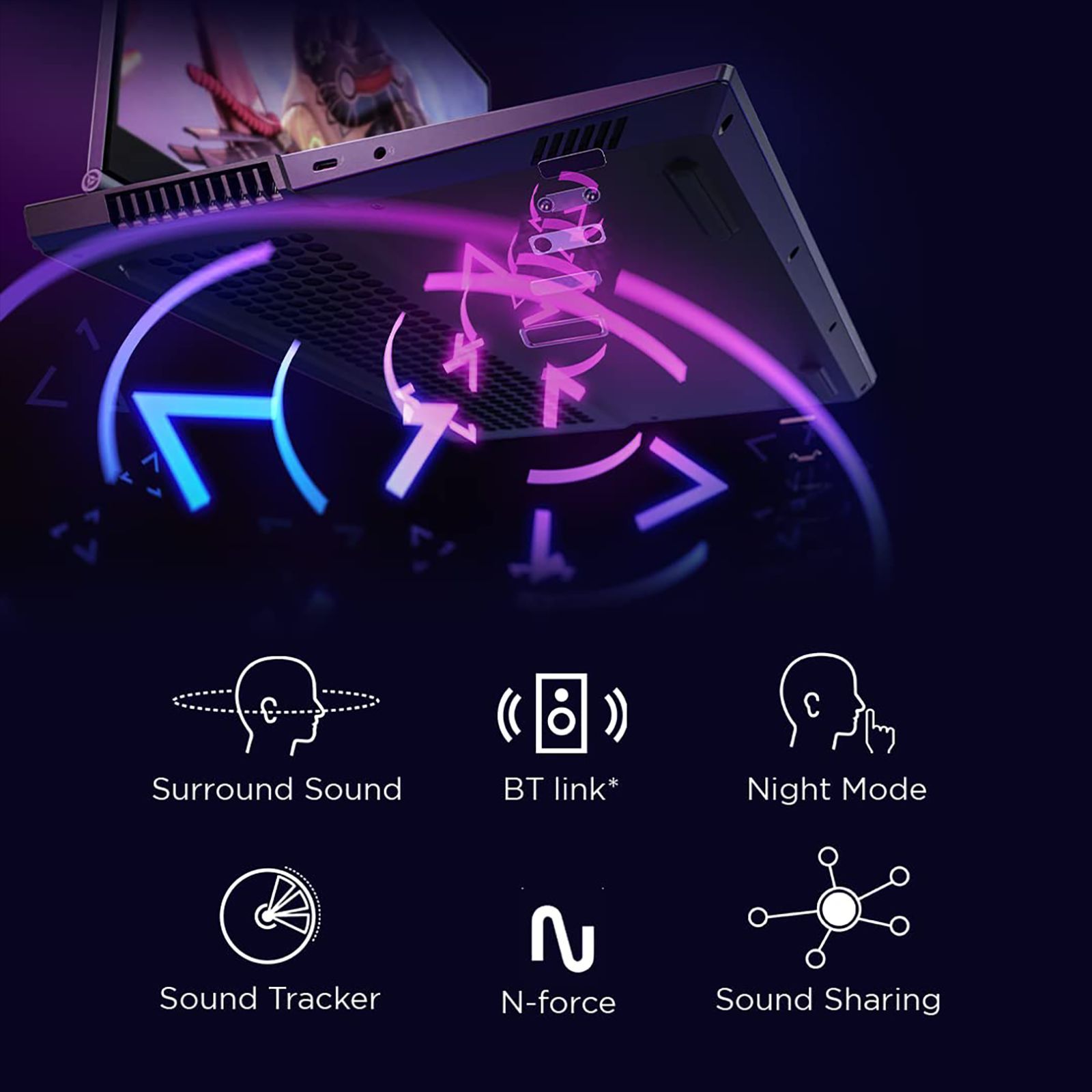 Lenovo Legion 5 15IMH6 Intel Core i5 10th Gen Gaming Laptop (8GB, 512GB SSD, Windows 11 Home, 4GB Graphics, 15.6 inch 120 Hz Full HD IPS Display, NVIDIA GeForce RTX 3050, MS Office 2021, Phantom Black, 2.3 KG)_16