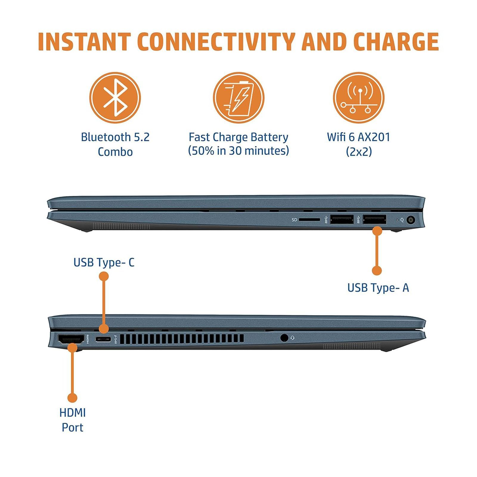 HP Pavilion x360 14-dy0208TU Intel Core i3 11th Gen Touchscreen 2-in-1 Laptop (8GB, 512GB SSD, Windows 11 Home, 14 inch Full HD IPS Display, MS Office 2019, Spruce Blue, 1.75 KG) HP Pavilion x360 14-dy0208TU Intel Core i3 11th Gen Touchscreen 2-in-1 Laptop (8GB, 512GB SSD, Windows 11 Home, 14 inch Full HD IPS Display, MS Office 2019, Spruce Blue, 1.75 KG)_14
