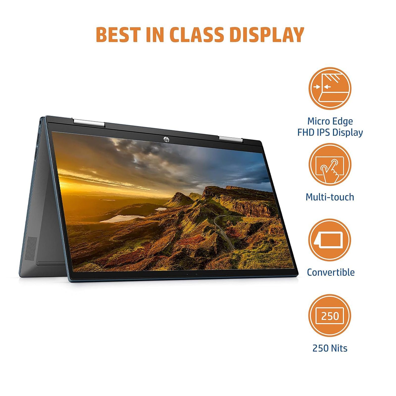 HP Pavilion x360 14-dy0208TU Intel Core i3 11th Gen Touchscreen 2-in-1 Laptop (8GB, 512GB SSD, Windows 11 Home, 14 inch Full HD IPS Display, MS Office 2019, Spruce Blue, 1.75 KG) HP Pavilion x360 14-dy0208TU Intel Core i3 11th Gen Touchscreen 2-in-1 Laptop (8GB, 512GB SSD, Windows 11 Home, 14 inch Full HD IPS Display, MS Office 2019, Spruce Blue, 1.75 KG)_16