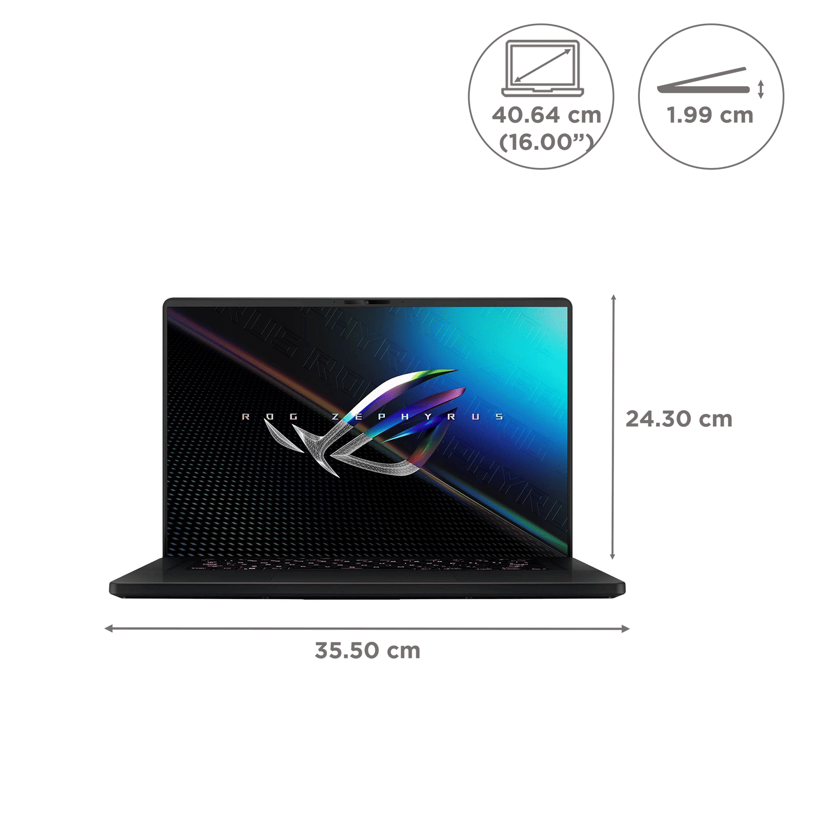 ASUS ROG Zephyrus M16 GU603HM-K8073TS Intel Core i7 11th Gen (16 inch, 16GB, 1TB, Windows 10 Home, MS Office 2019, NVIDIA GeForce RTX 3060, IPS Display, Off Black, 90NR04W1-M02150)_2
