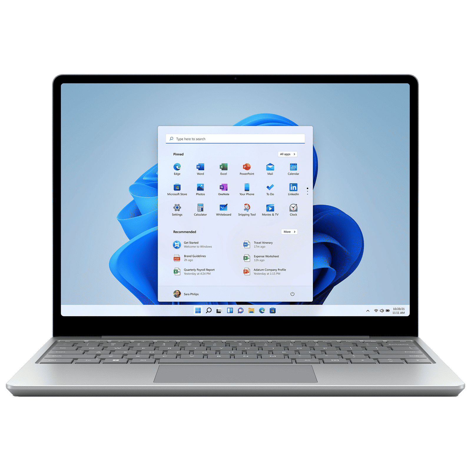 Microsoft Surface GO 2 Intel Core i5 11th Gen Touchscreen Thin & Light Laptop (8GB, 128GB SSD, Windows 11 Home, 12.4 inch PixelSense Display, Platinum, 1.12 KG)_1