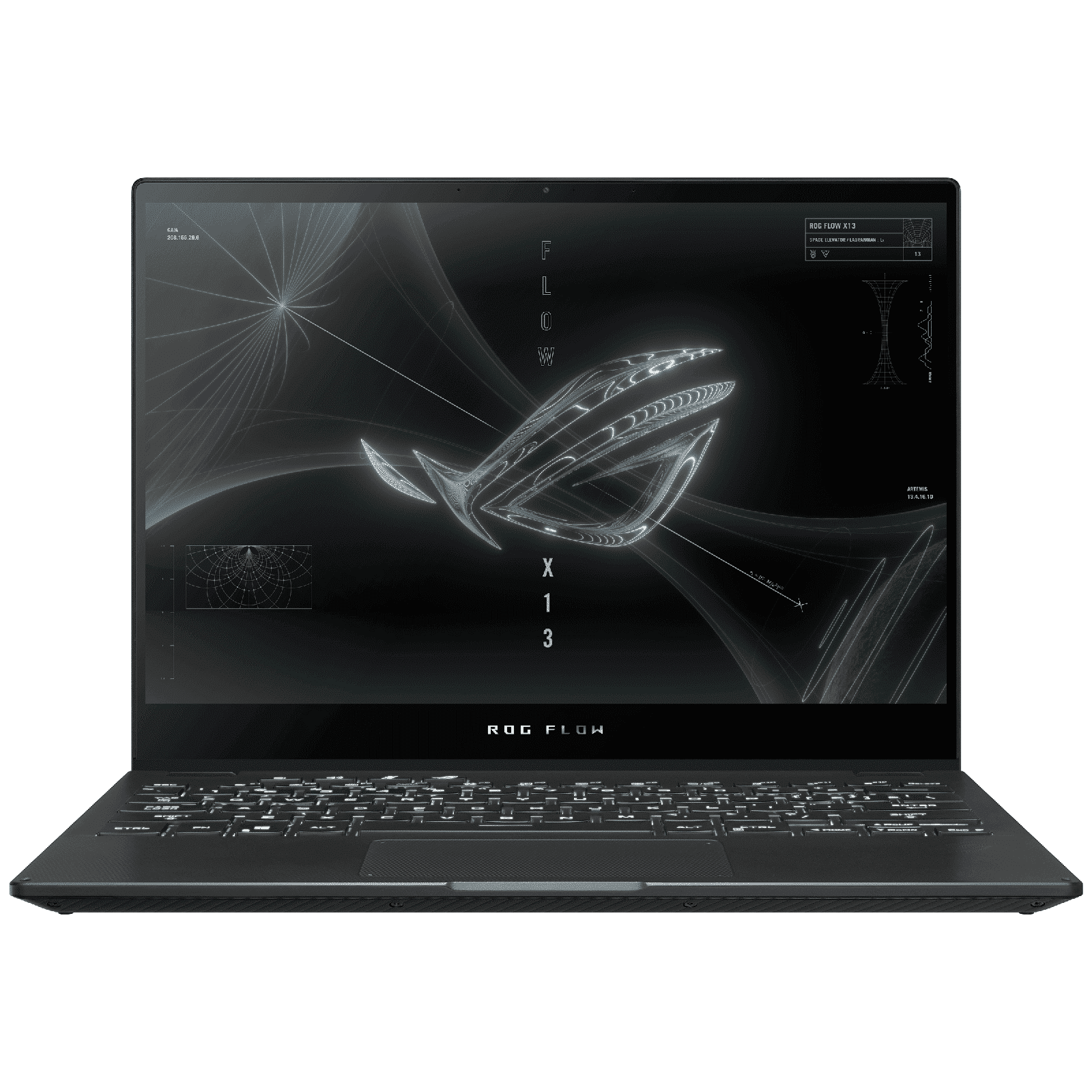 ASUS ROG Flow X13 GV301QH-K6474TS AMD Ryzen 9 (13.4 inch, 32GB, 1TB, Windows 10 Home, MS Office 2019, NVIDIA GeForce GTX 1650, IPS Display, Off Black, 90NR06C5-M11480)_3